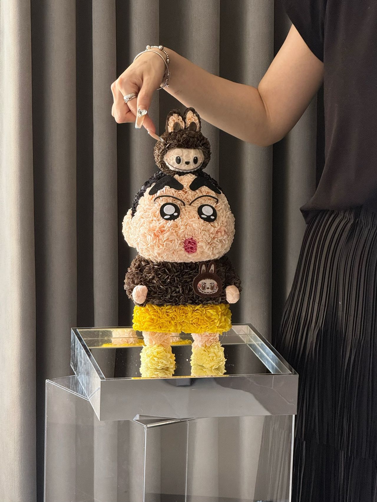 Nowara Shinnosuke & Labubu Preserved Flowers Box