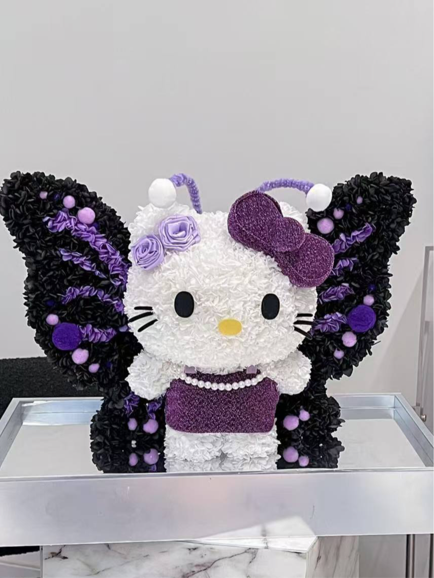 Butterfly ๐ฆ Kitty Preserved Flowers Box ๐ SG In Stock ๐ธ๐ฌ