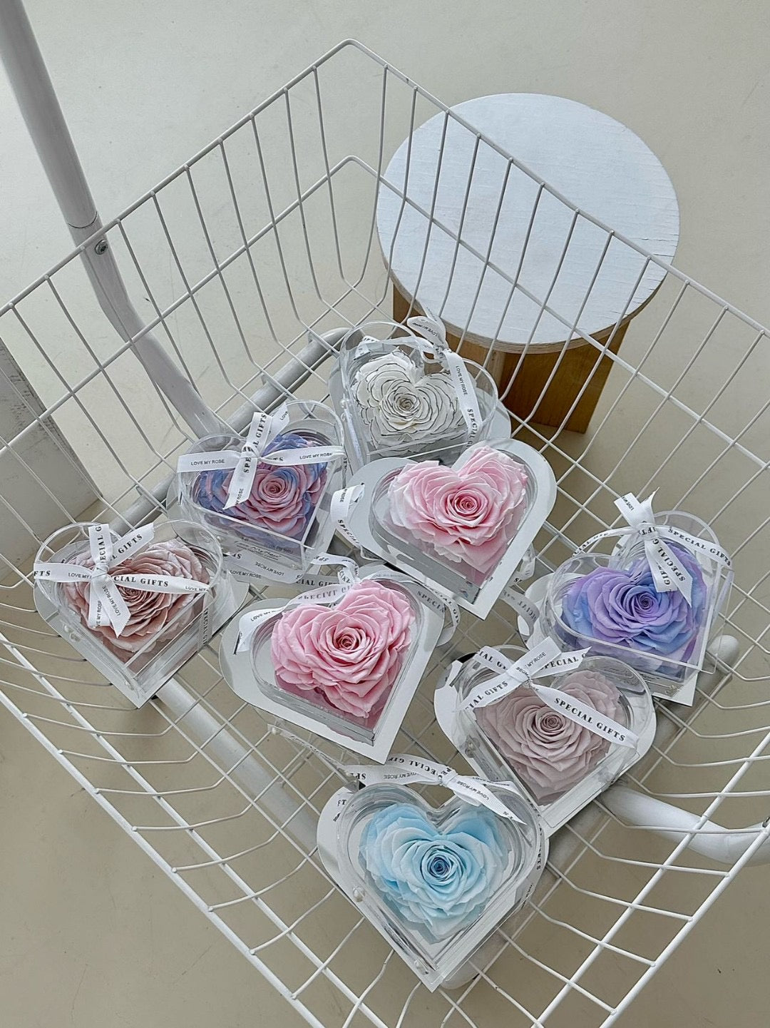 Heart Shaped Ecuador Preserved Rose