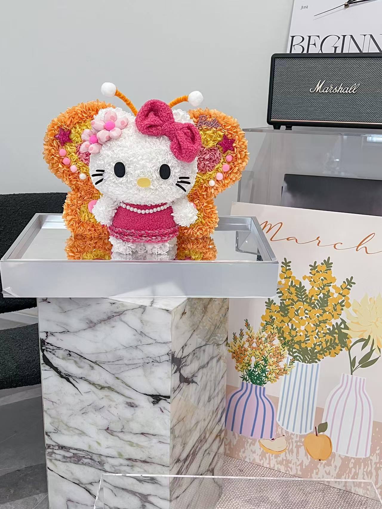 Butterfly ๐ฆ Kitty Preserved Flowers Box ๐งก SG In Stock ๐ธ๐ฌ