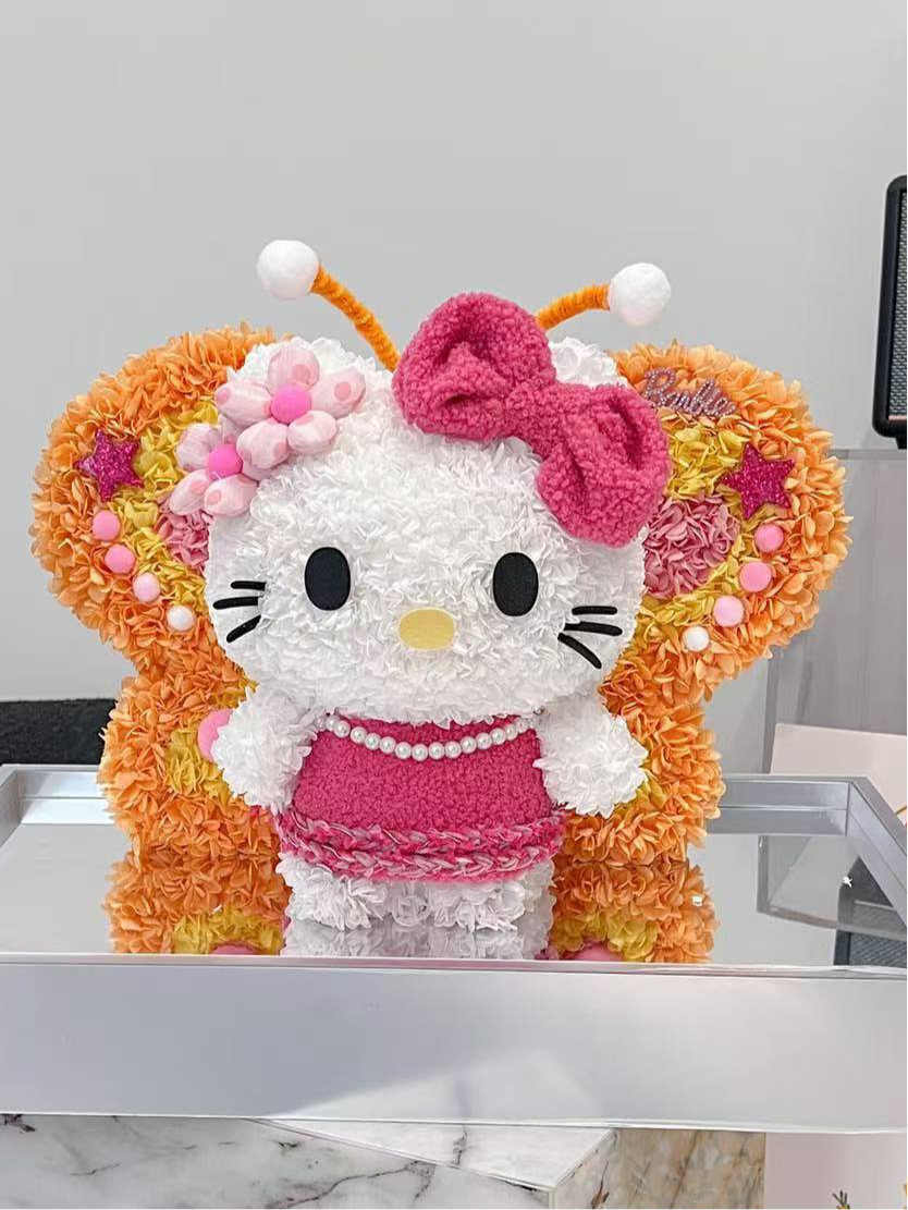 Butterfly ๐ฆ Kitty Preserved Flowers Box ๐งก SG In Stock ๐ธ๐ฌ