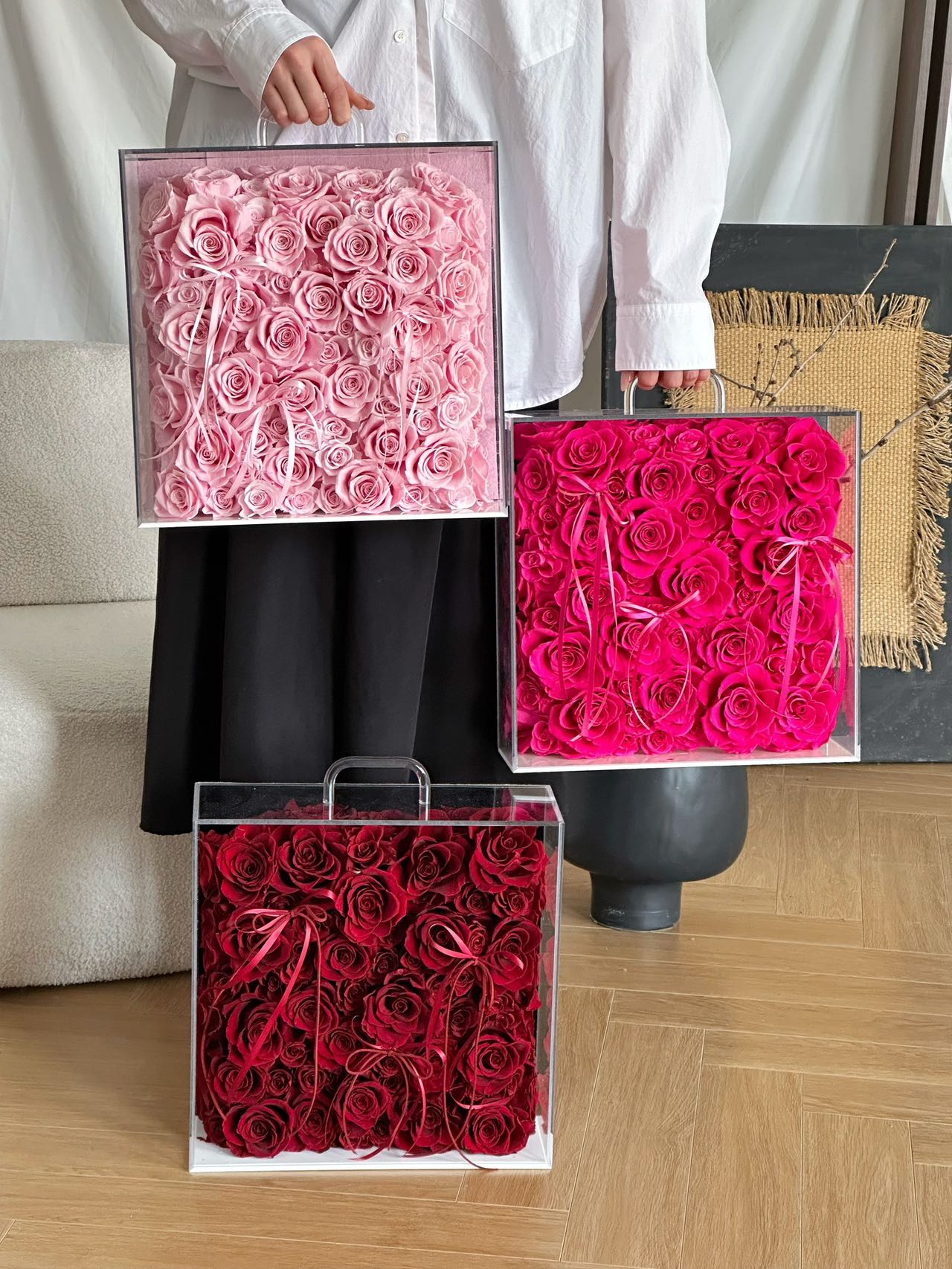 Forever Love π©· Preserved Roses Box πΈπ¬ SG In Stock