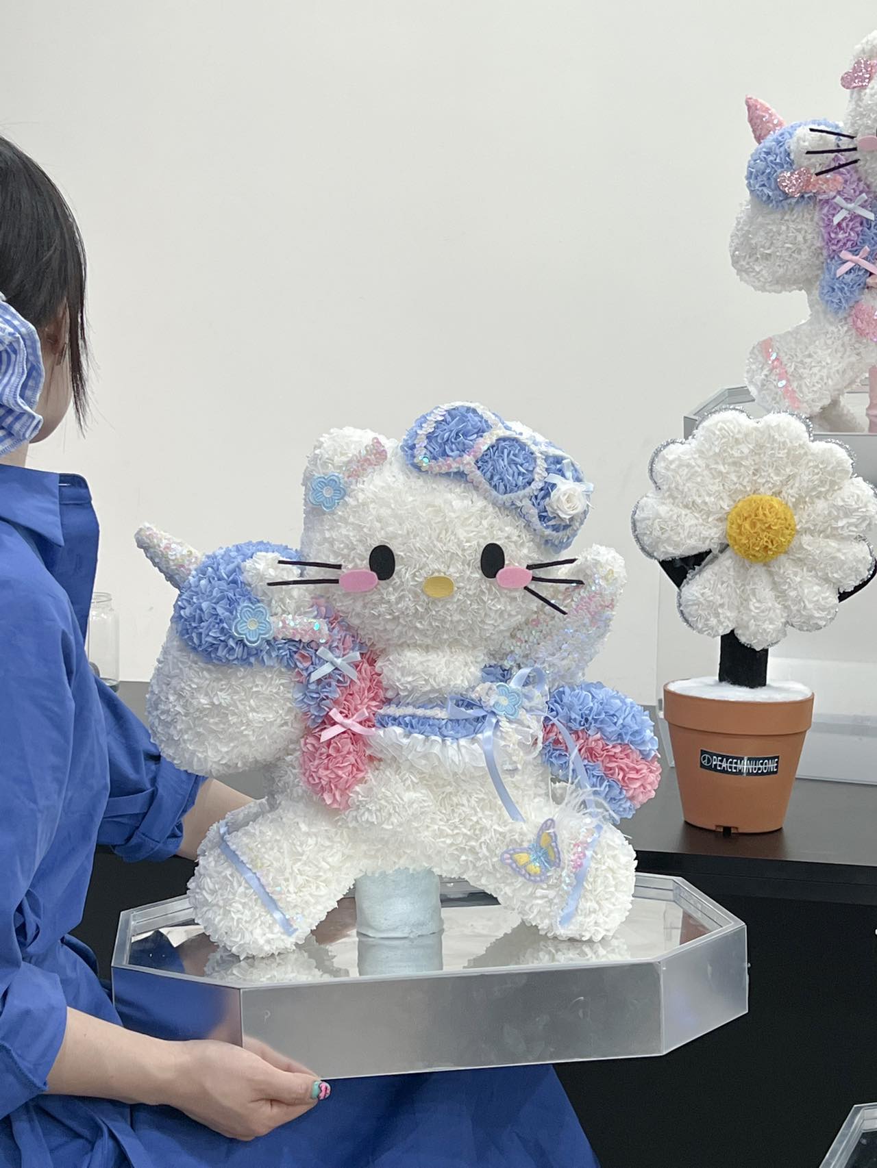 Unicorn Kitty Preserved Flowers Box 🇸🇬 SG In Stock