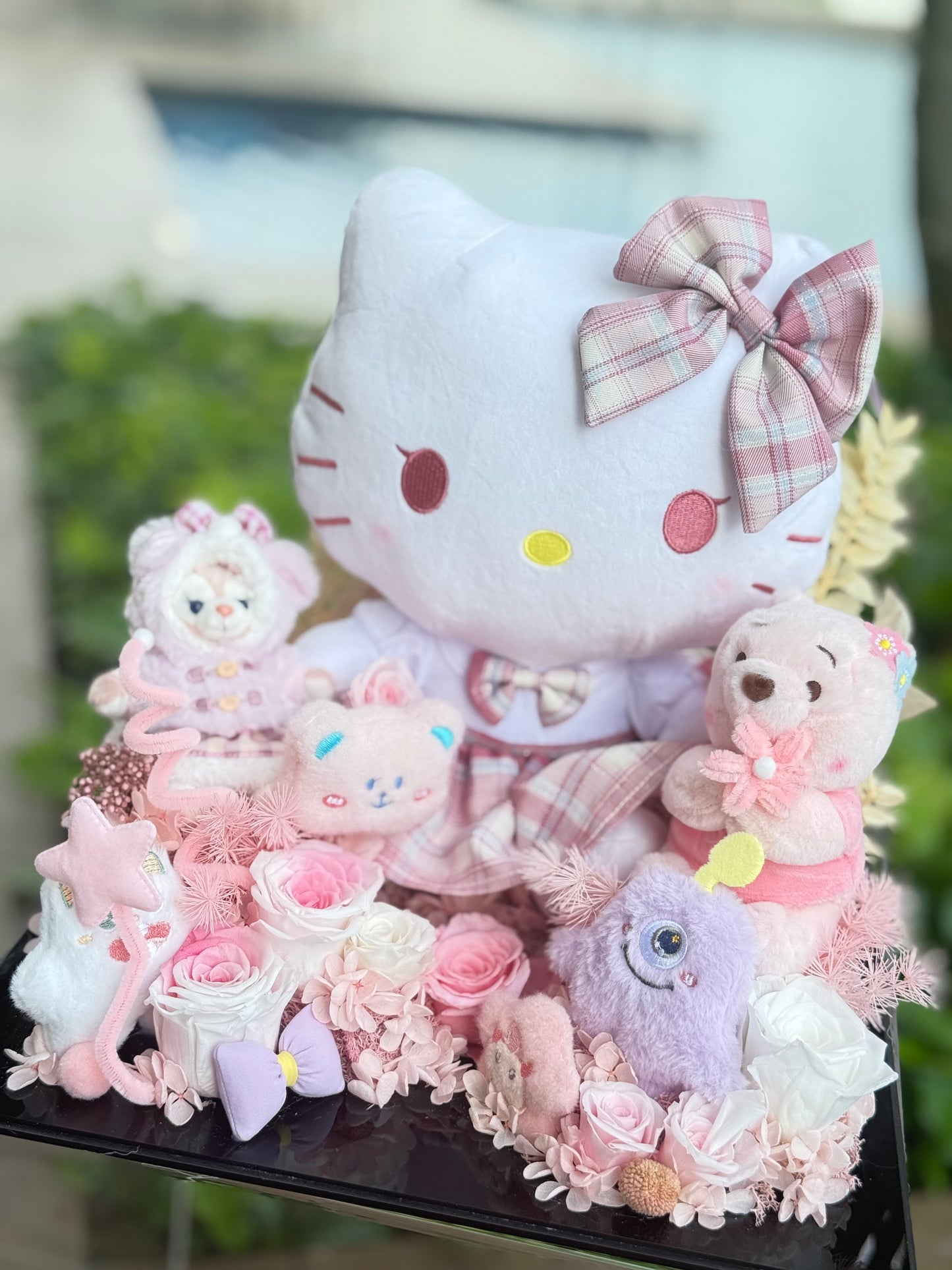 Kitty Pink Preserved Flowers Garden 🇸🇬 SG In Stock