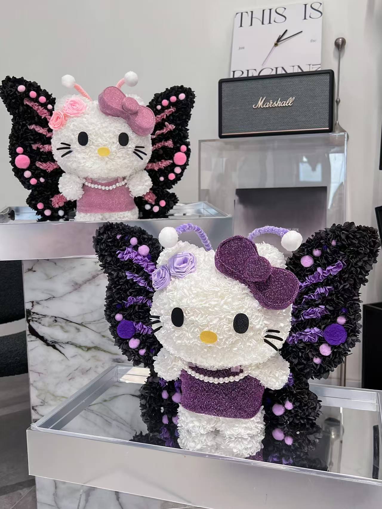 Butterfly ๐ฆ Kitty Preserved Flowers Box ๐ SG In Stock ๐ธ๐ฌ