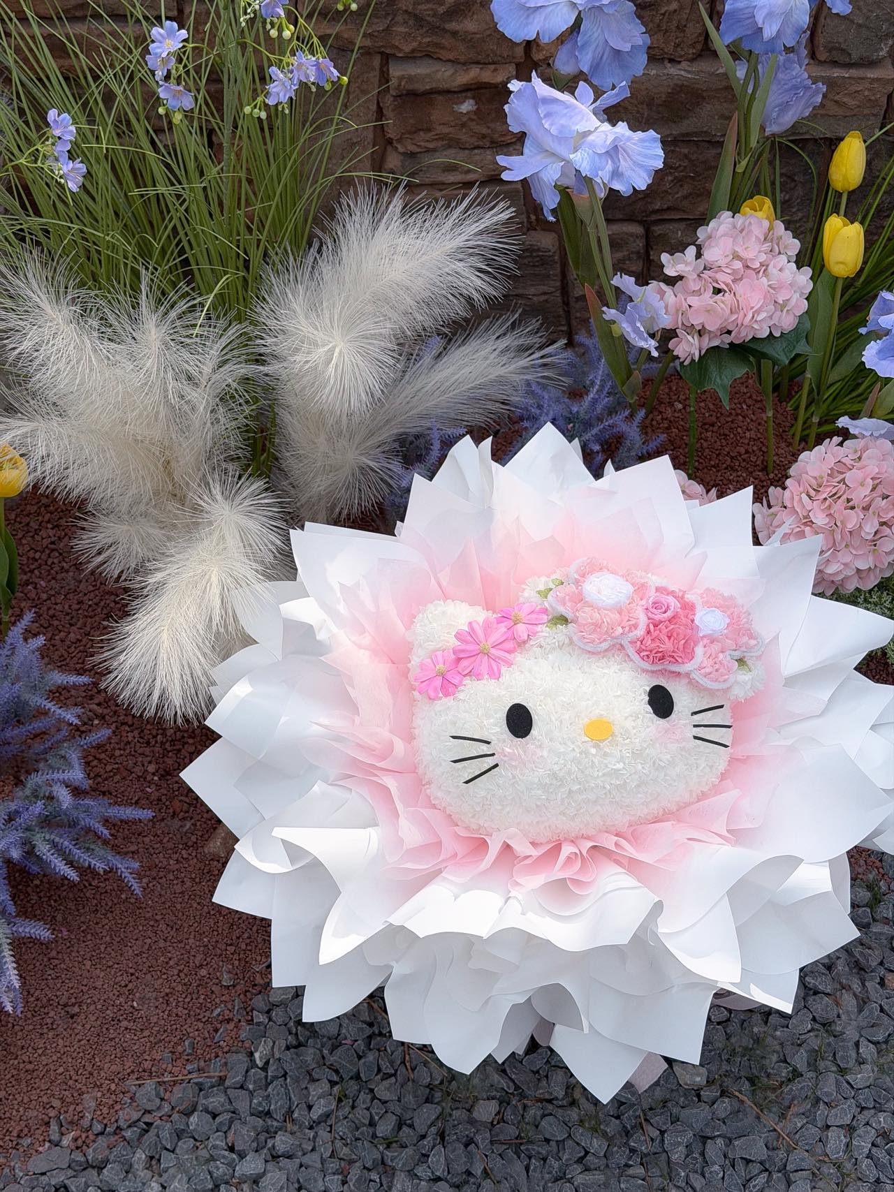 Hello Kitty Preserved Flowers Bouquet