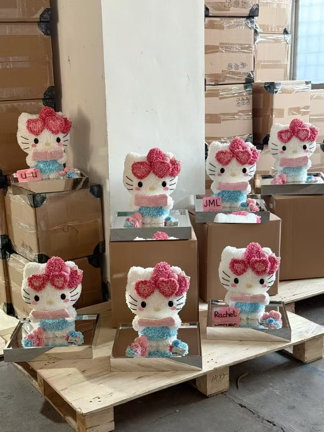 Kitty β€οΈ Studying π Kitty Reading Books Preserved Flowers Box πΈπ¬ SG In Stock