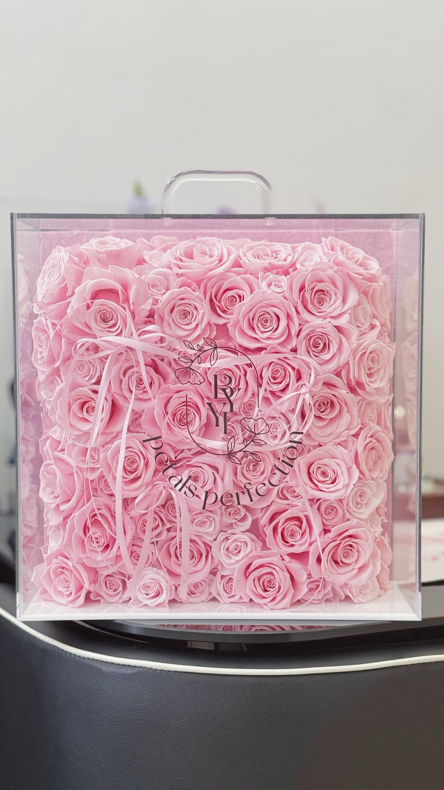 Forever Love ๐ธ Sakura Pink Preserved Roses Box ๐ธ๐ฌ SG In Stock