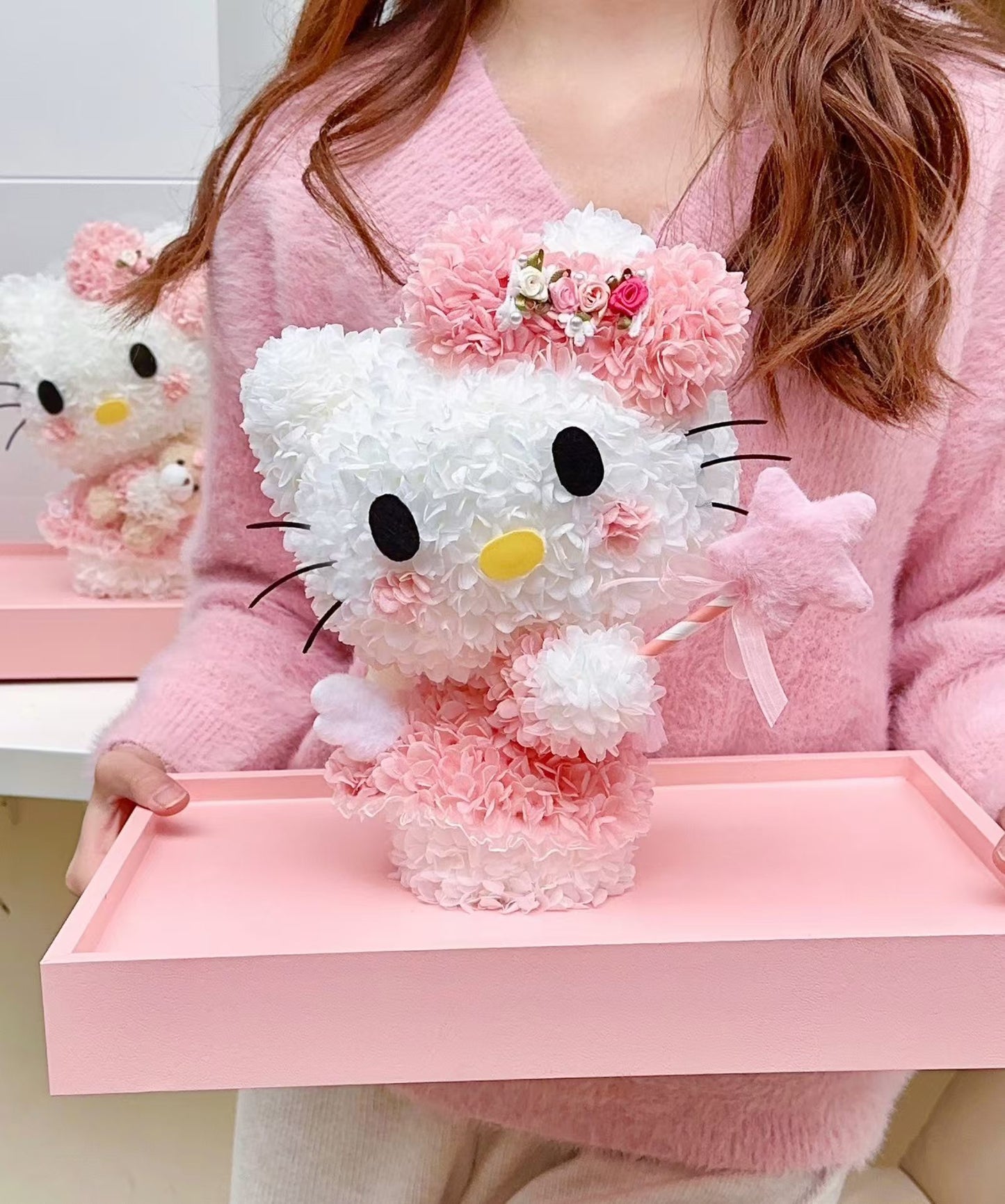 Magic Wand Kitty 🪄 Preserved Flowers Box