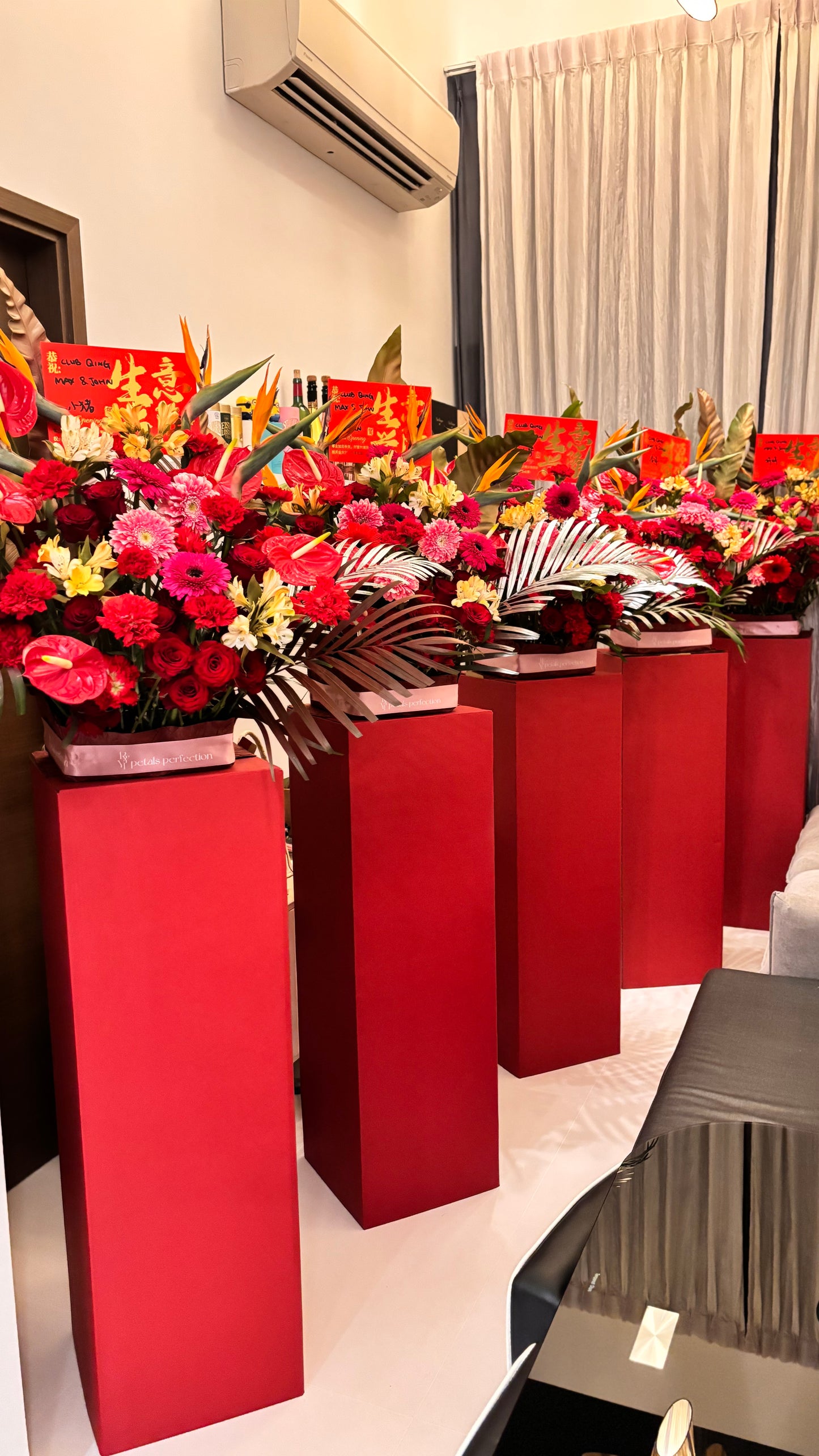 Business Grand Opening Ceremony Flowers Stand Single Size