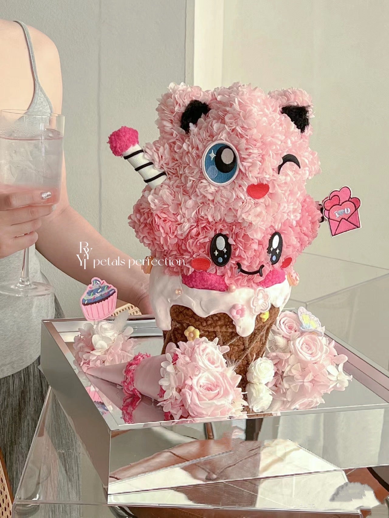 Kirby Pokémon Preserved Flowers Gift Box 🇸🇬 SG In Stock
