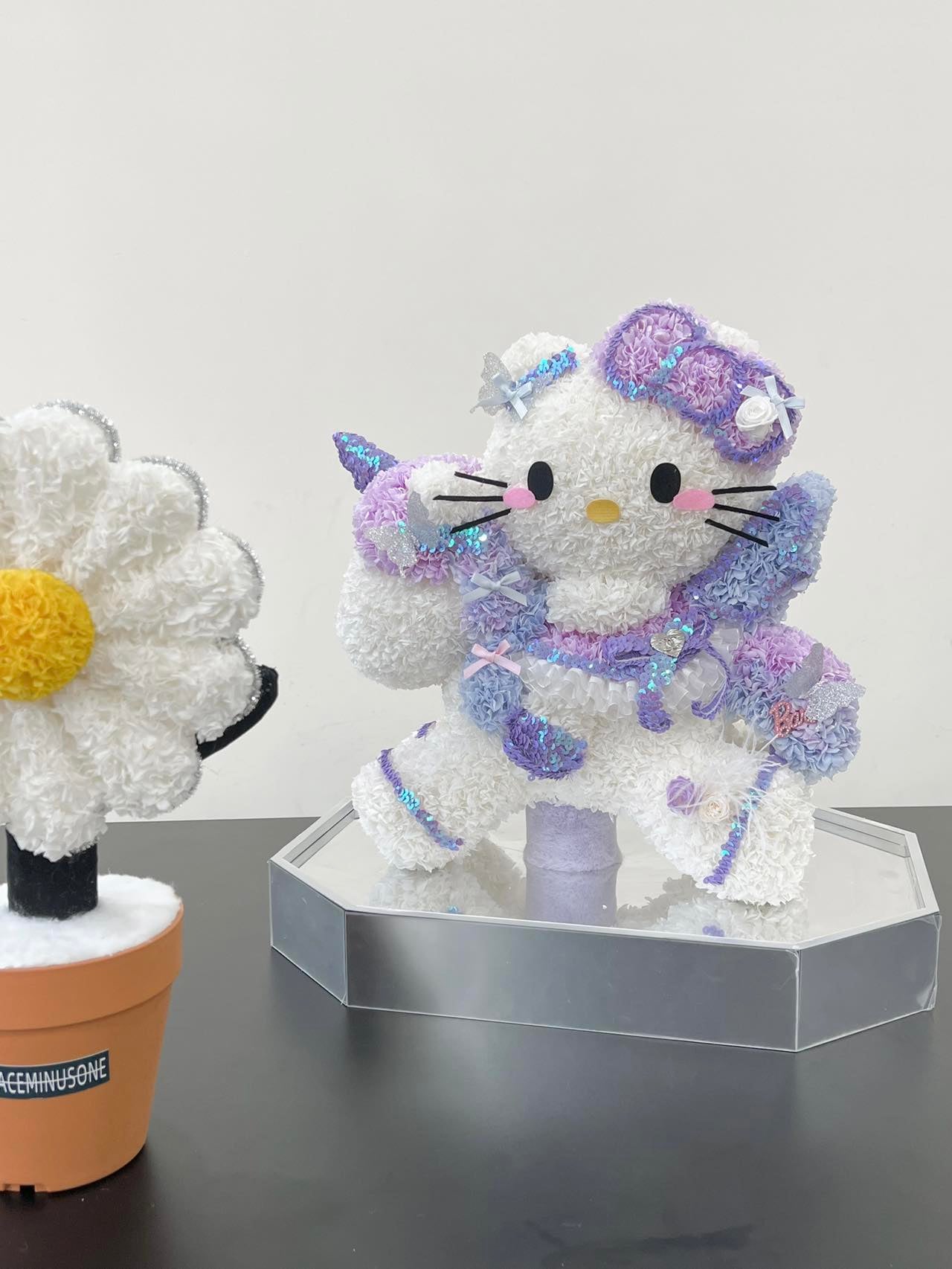 Unicorn Kitty Preserved Flowers Box 🇸🇬 SG In Stock