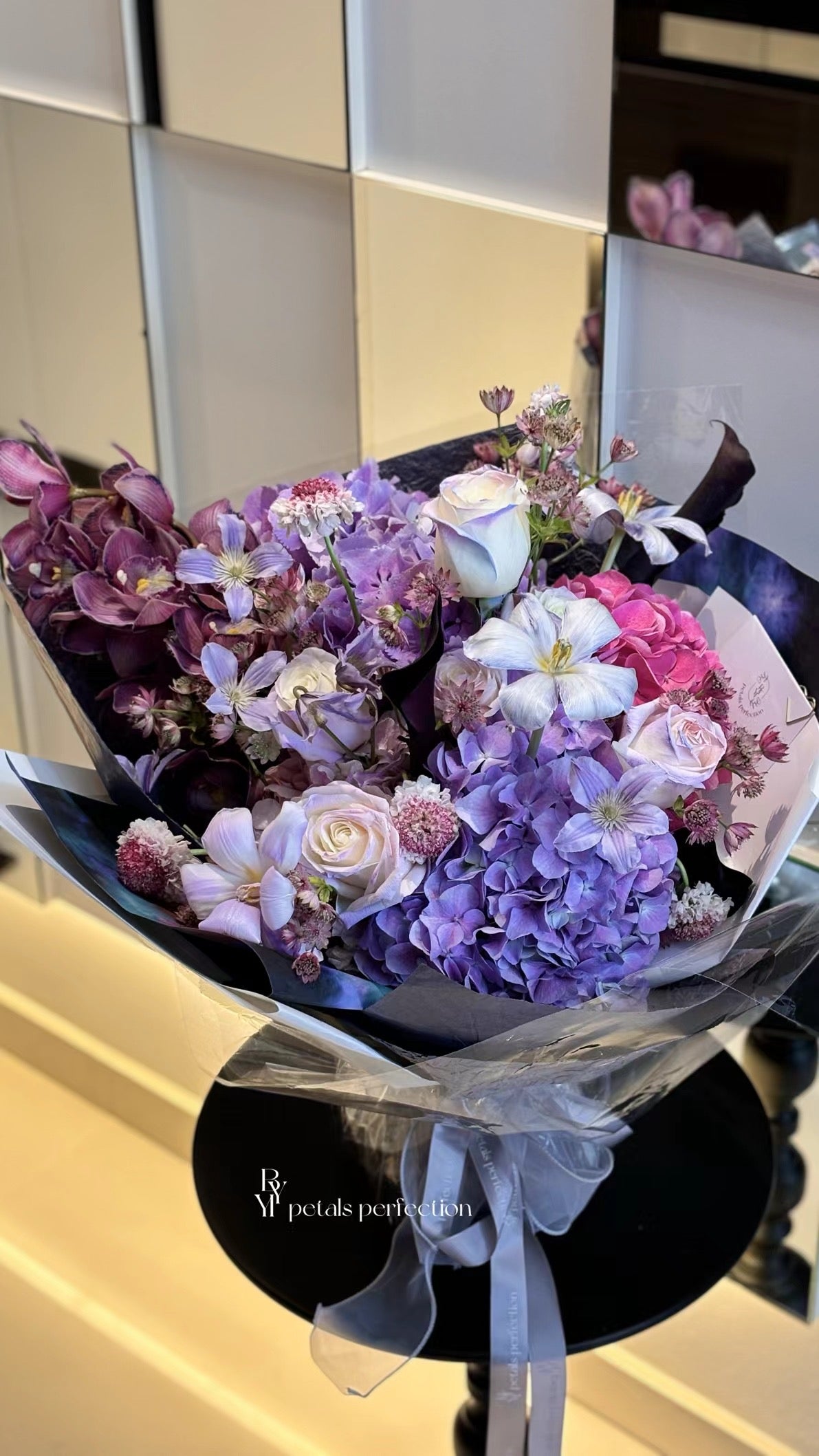 Monet Garden Purple Romance Bouquet 💜 Fresh Flowers