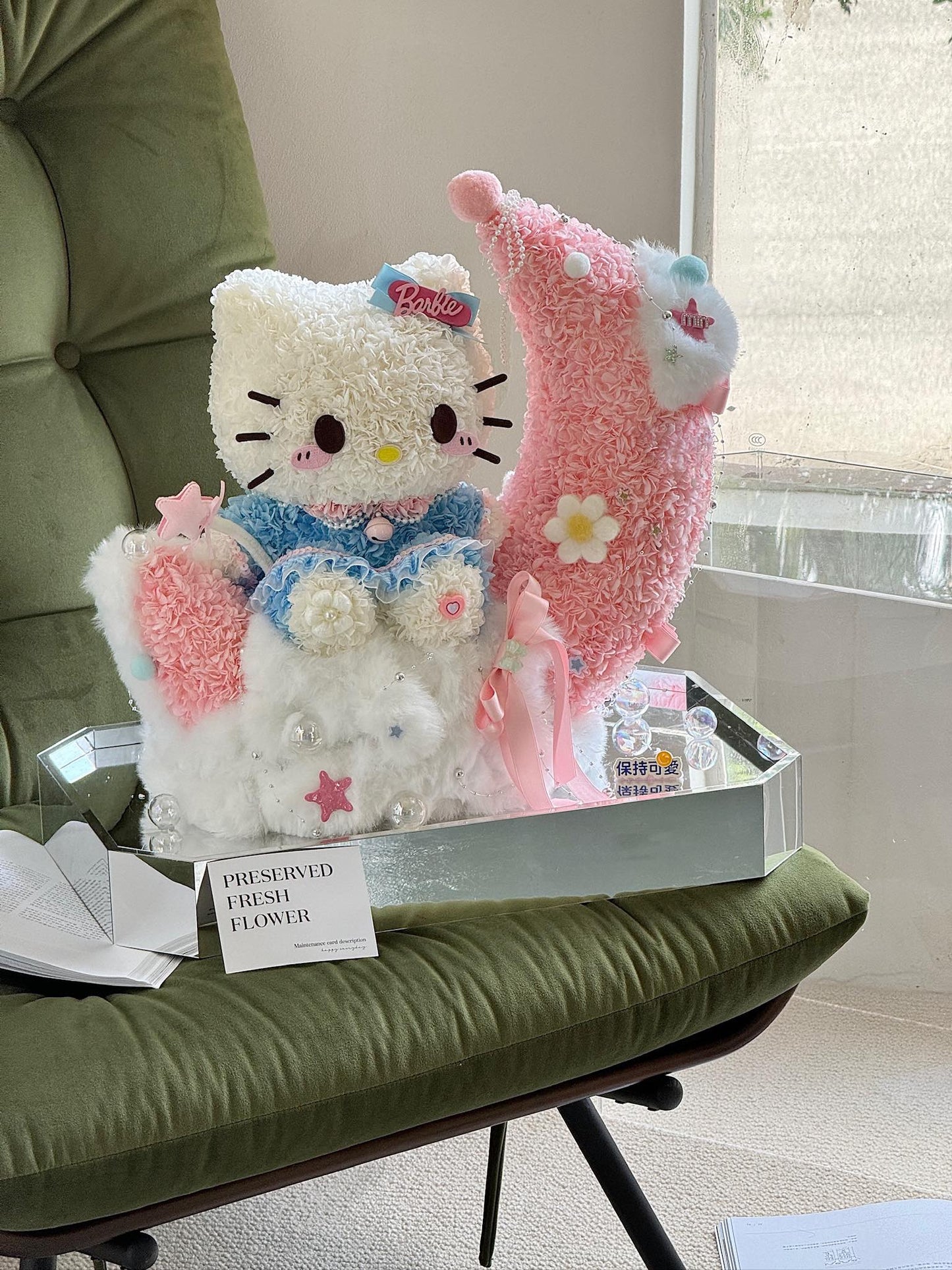 Kitty Full Moon ๐ง๐ป Preserved Flowers Box ๐ธ๐ฌ SG In Stock