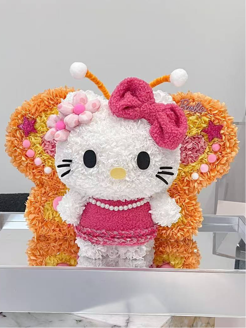 Butterfly ๐ฆ Kitty Preserved Flowers Box ๐งก SG In Stock ๐ธ๐ฌ