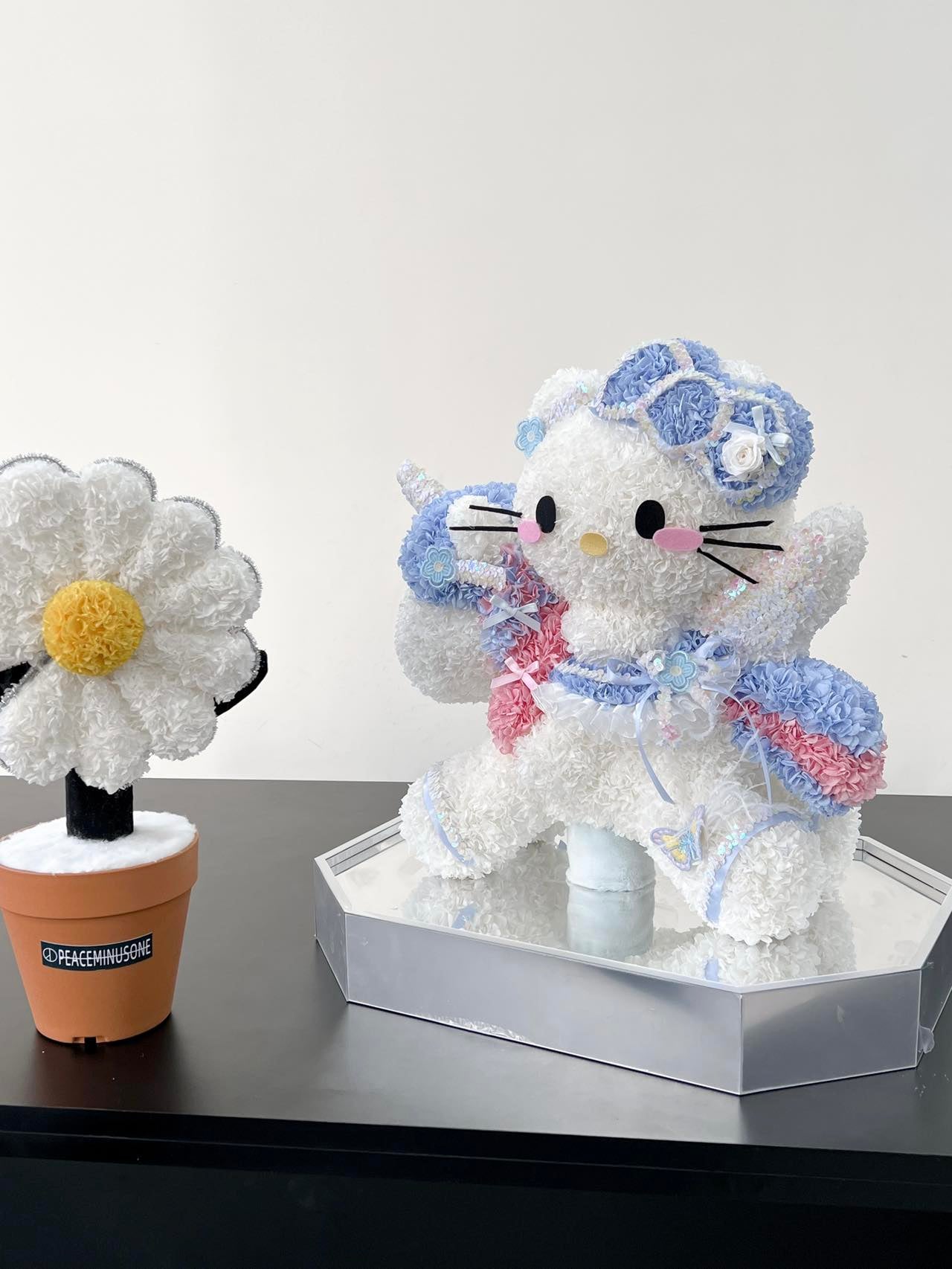 Unicorn Kitty Preserved Flowers Box 🇸🇬 SG In Stock