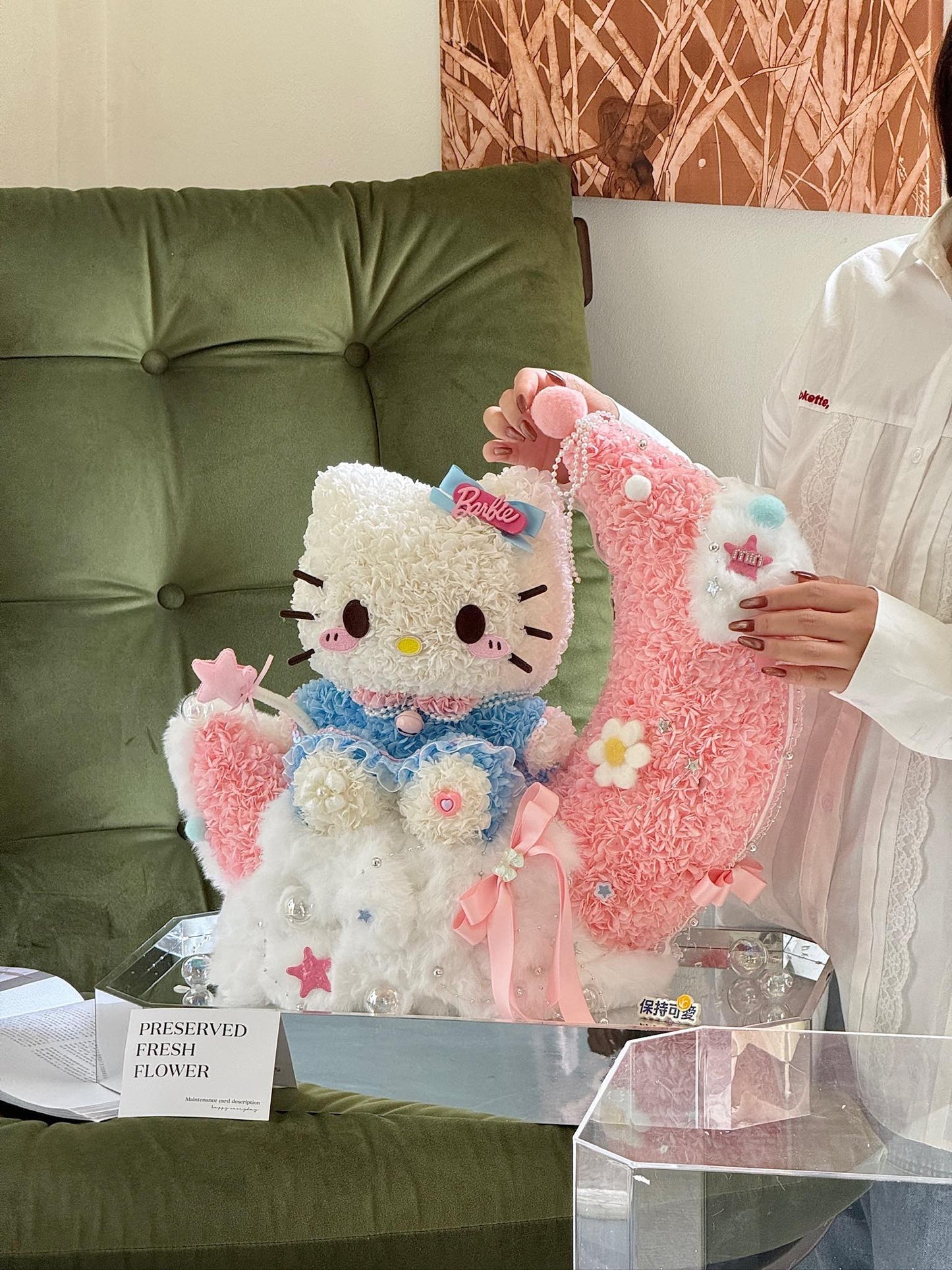 Kitty Full Moon ๐ง๐ป Preserved Flowers Box ๐ธ๐ฌ SG In Stock