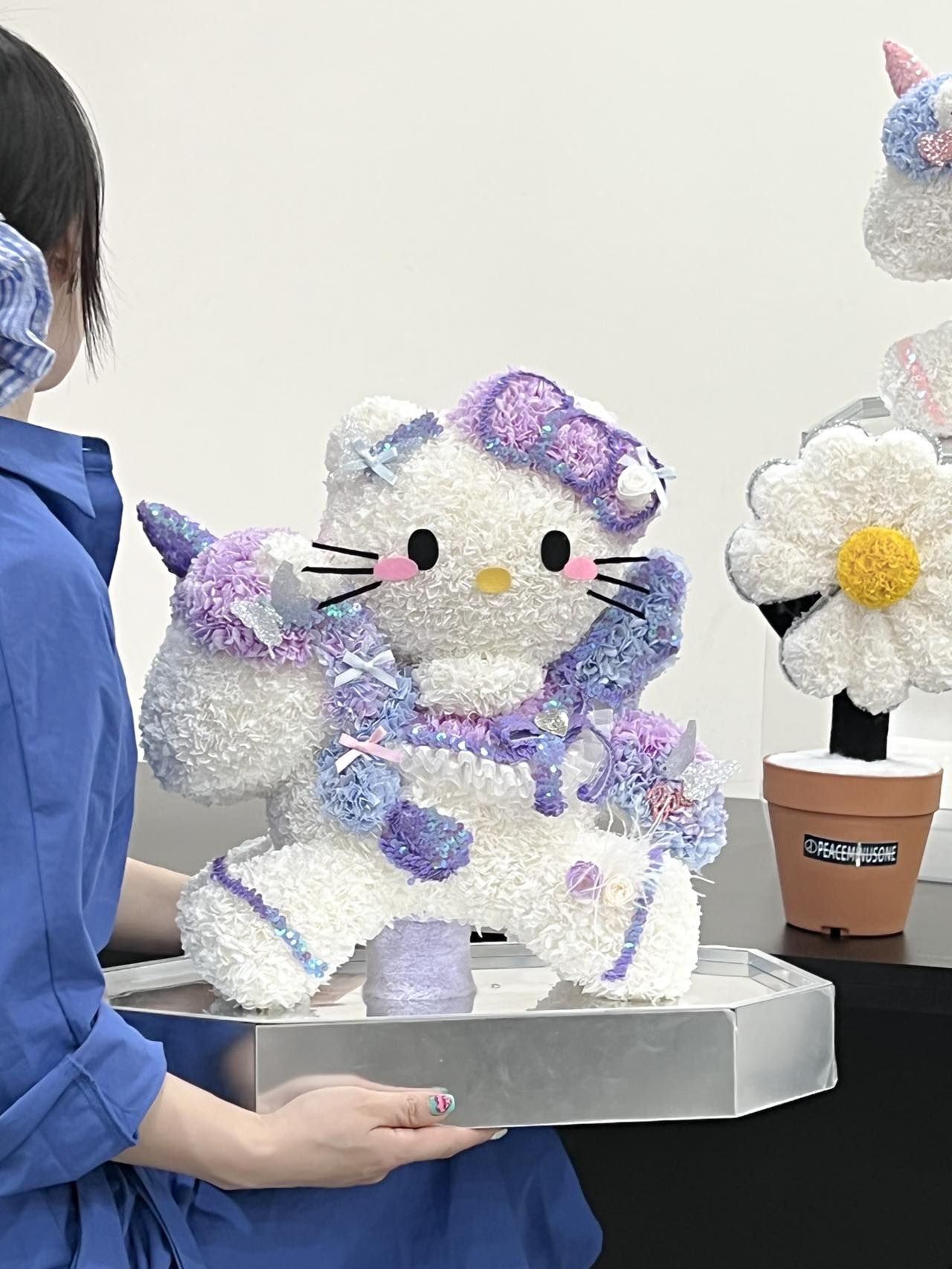 Unicorn Kitty Preserved Flowers Box 🇸🇬 SG In Stock