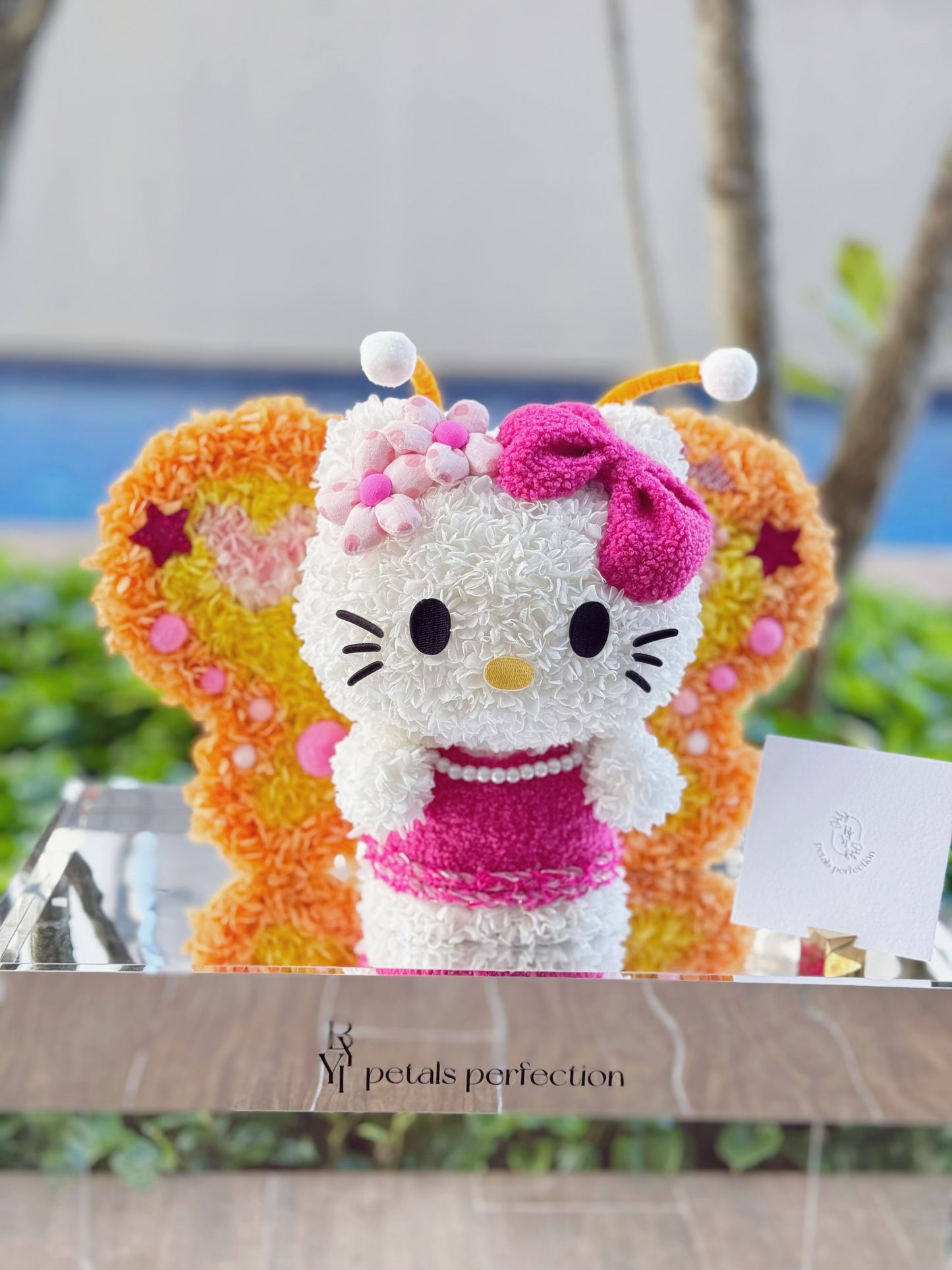 Butterfly ๐ฆ Kitty Preserved Flowers Box ๐งก SG In Stock ๐ธ๐ฌ
