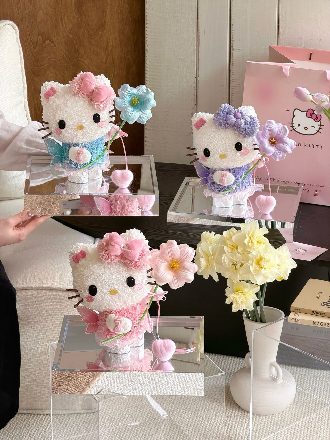 Fairy Kitty Preserved Flowers Box