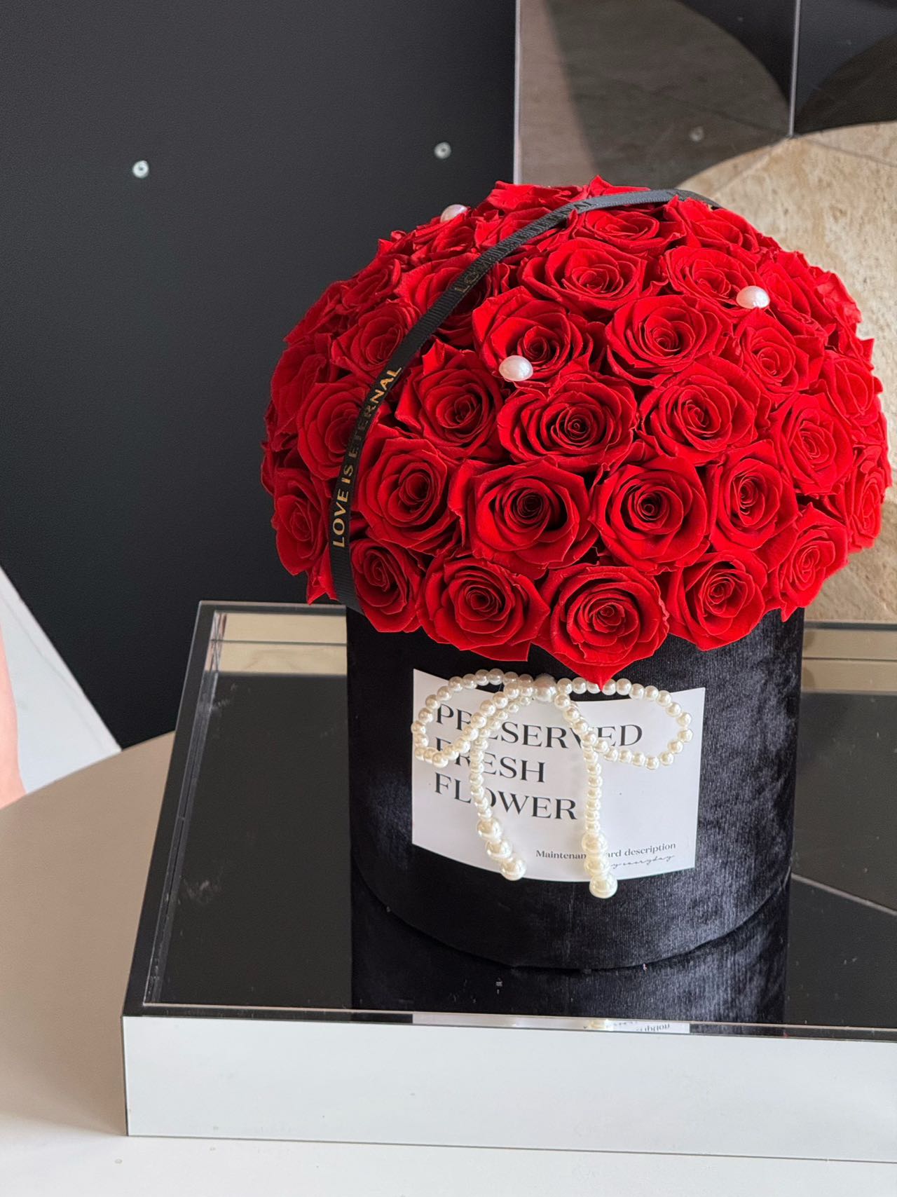 Mushroom Preserved Flowers Box