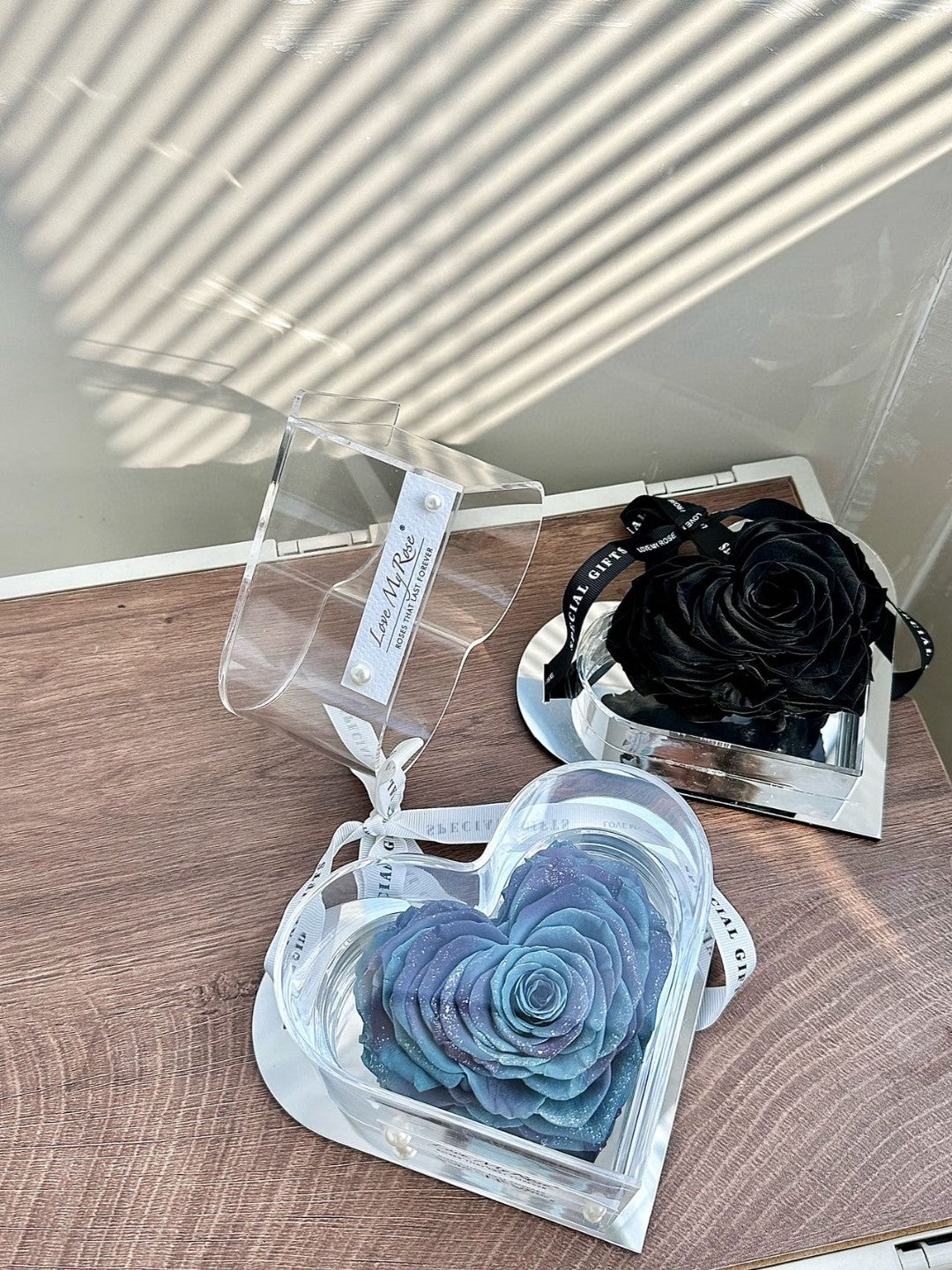 Heart Shaped Ecuador Preserved Rose
