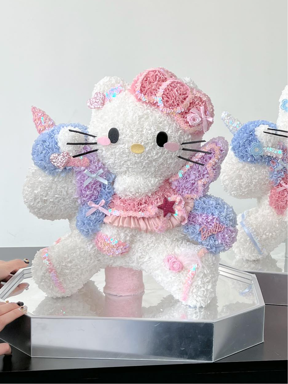 Unicorn Kitty Preserved Flowers Box