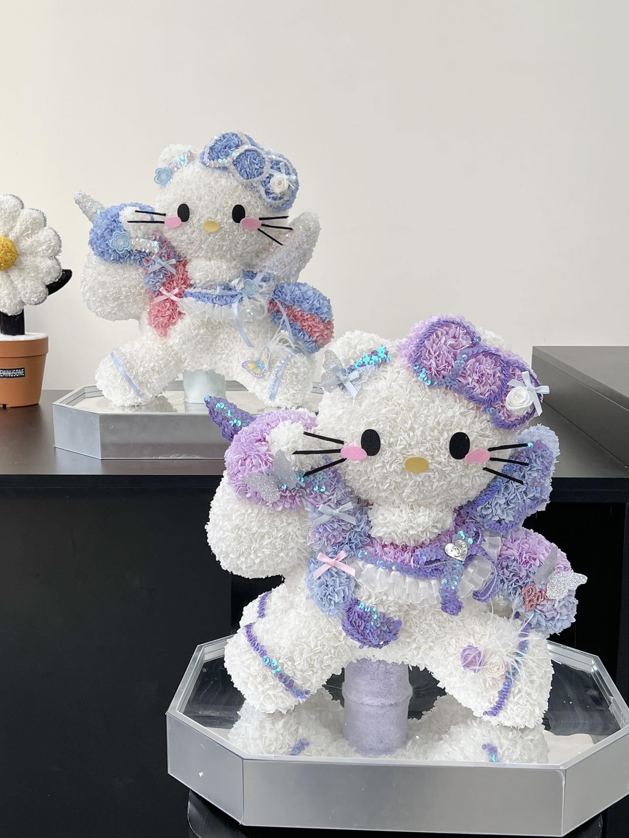 Unicorn Kitty Preserved Flowers Box 🇸🇬 SG In Stock