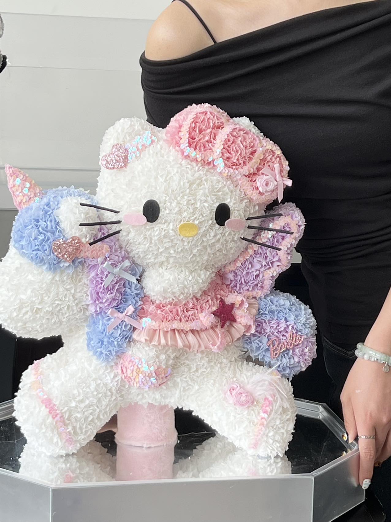 Unicorn Kitty Preserved Flowers Box 🇸🇬 SG In Stock