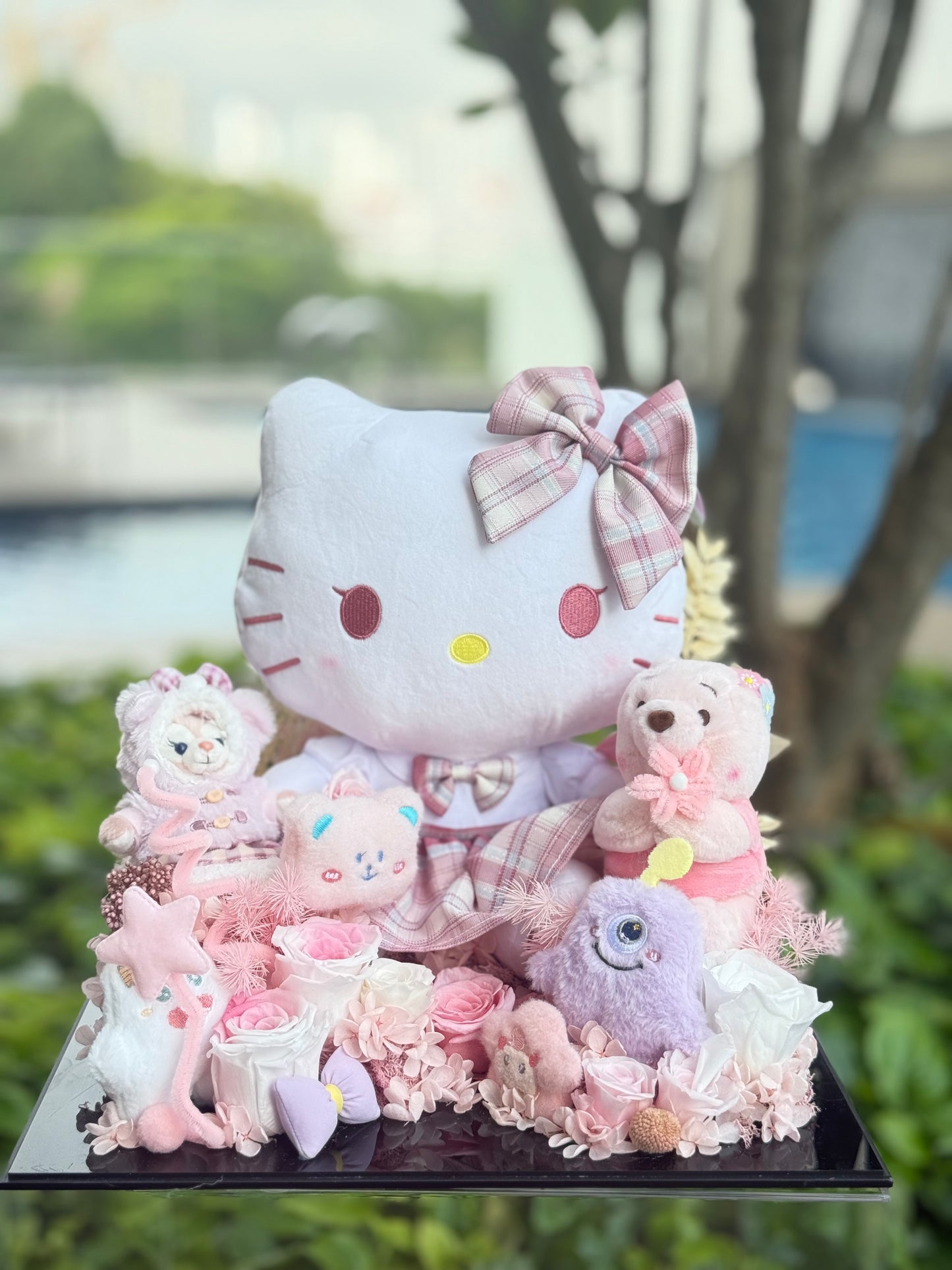 Kitty Pink Preserved Flowers Garden 🇸🇬 SG In Stock