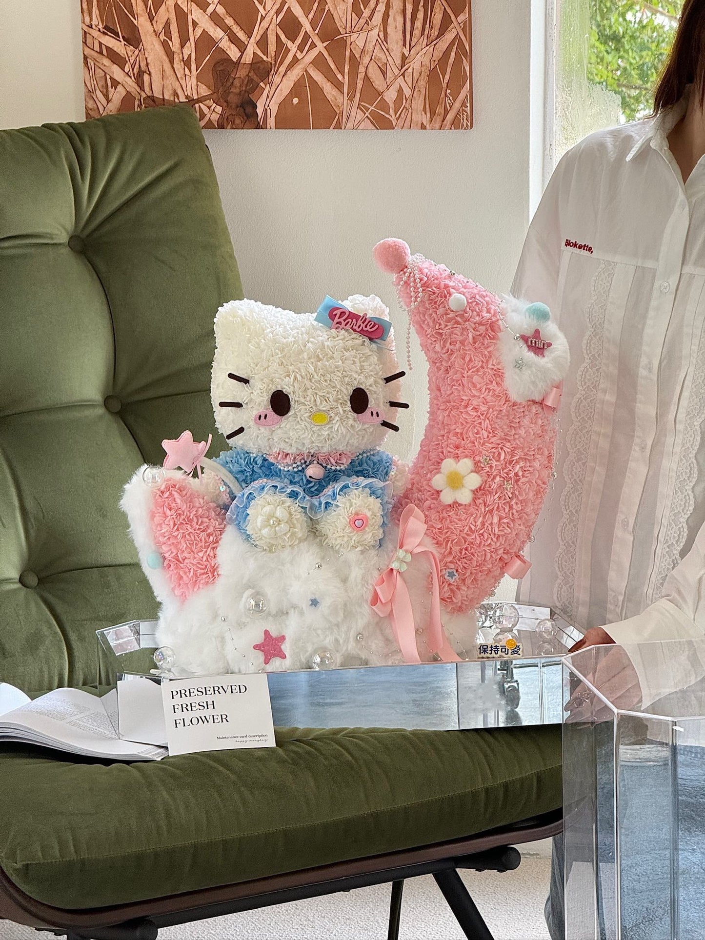 Kitty Full Moon ๐ง๐ป Preserved Flowers Box ๐ธ๐ฌ SG In Stock