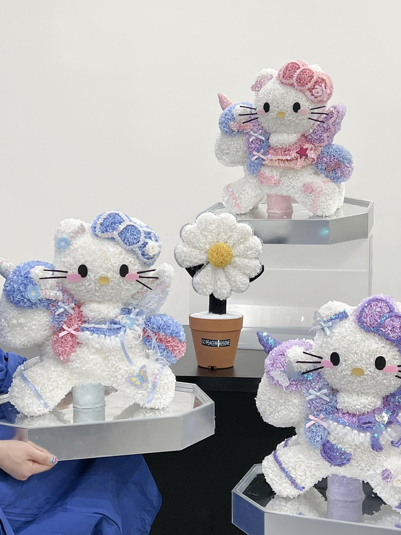 Unicorn Kitty Preserved Flowers Box 🇸🇬 SG In Stock