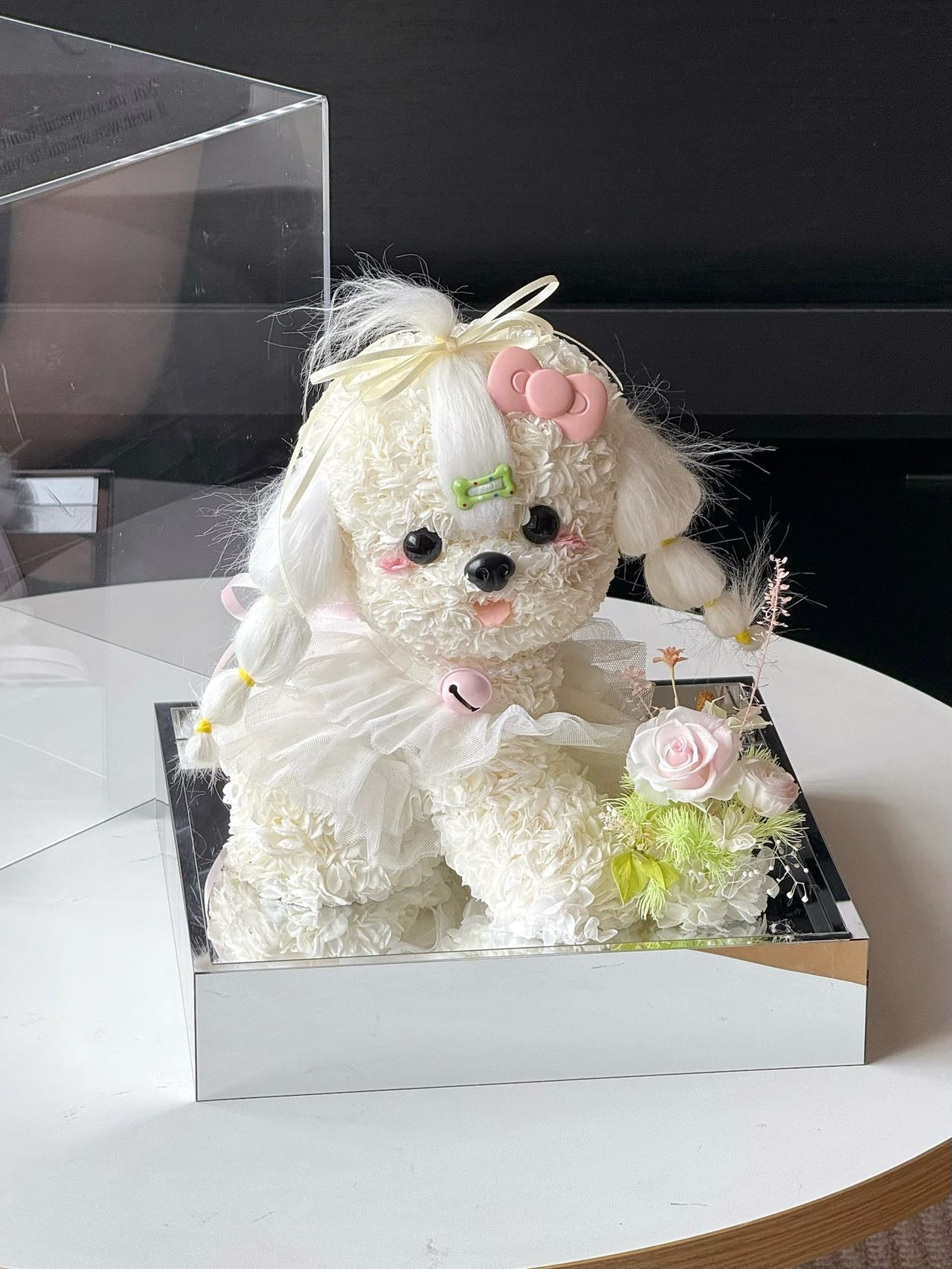 Puppy Love Little Garden Preserved Flowers Box 🇸🇬 SG In Stock