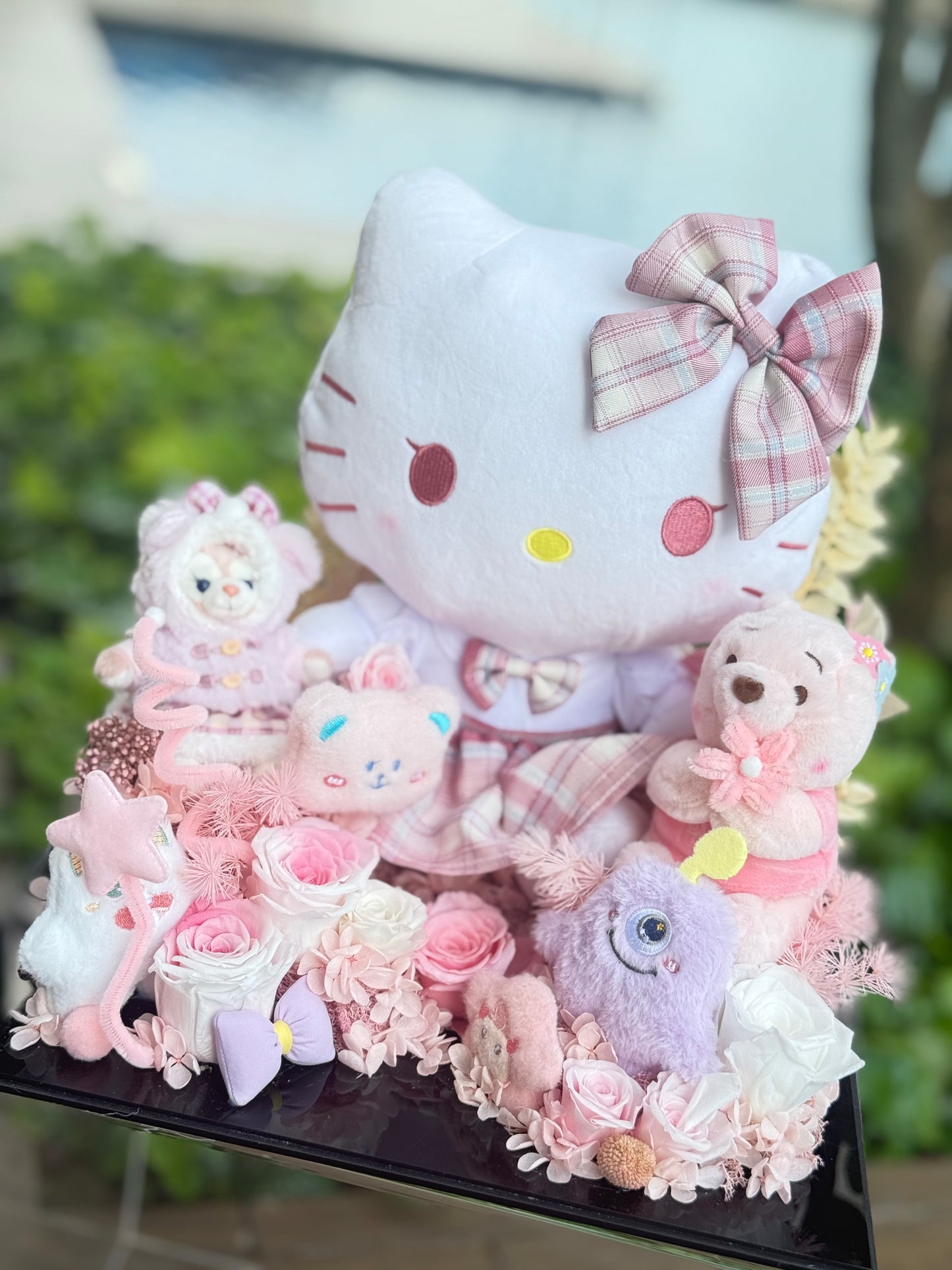 Kitty Pink Preserved Flowers Garden 🇸🇬 SG In Stock