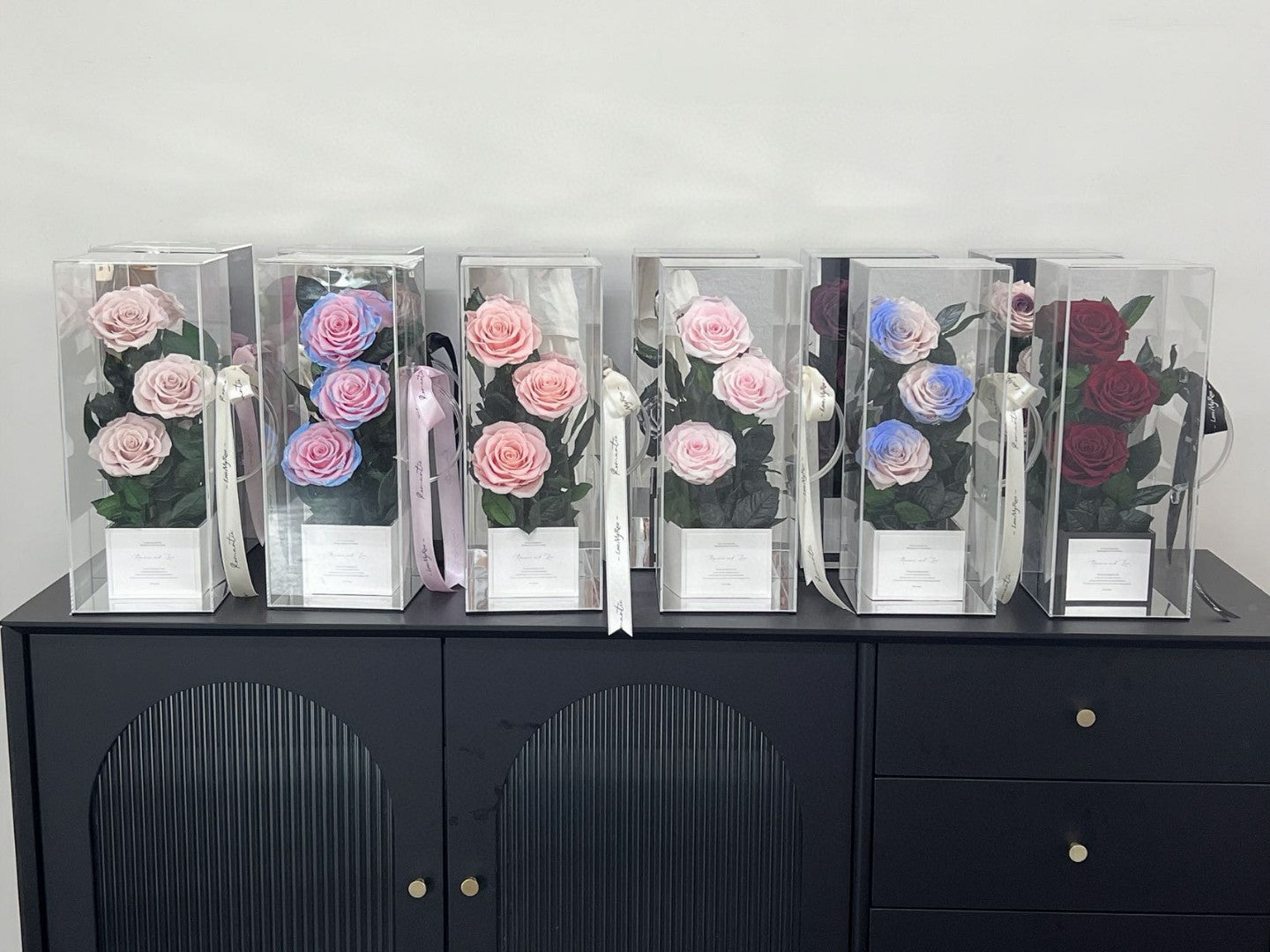Ecuador Preserved Roses Hand Carry Gift Box