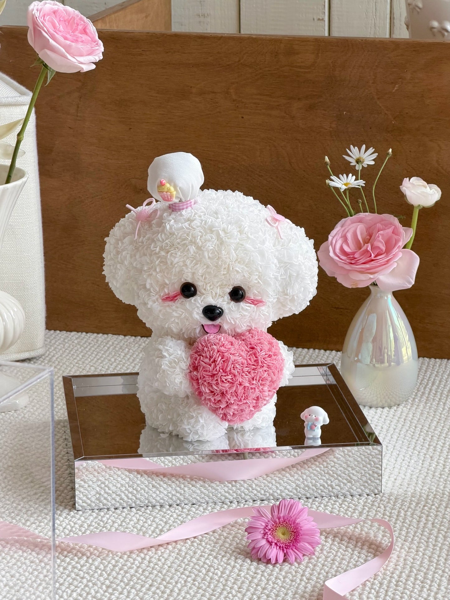 Puppy Love Preserved Flowers Box 🩷