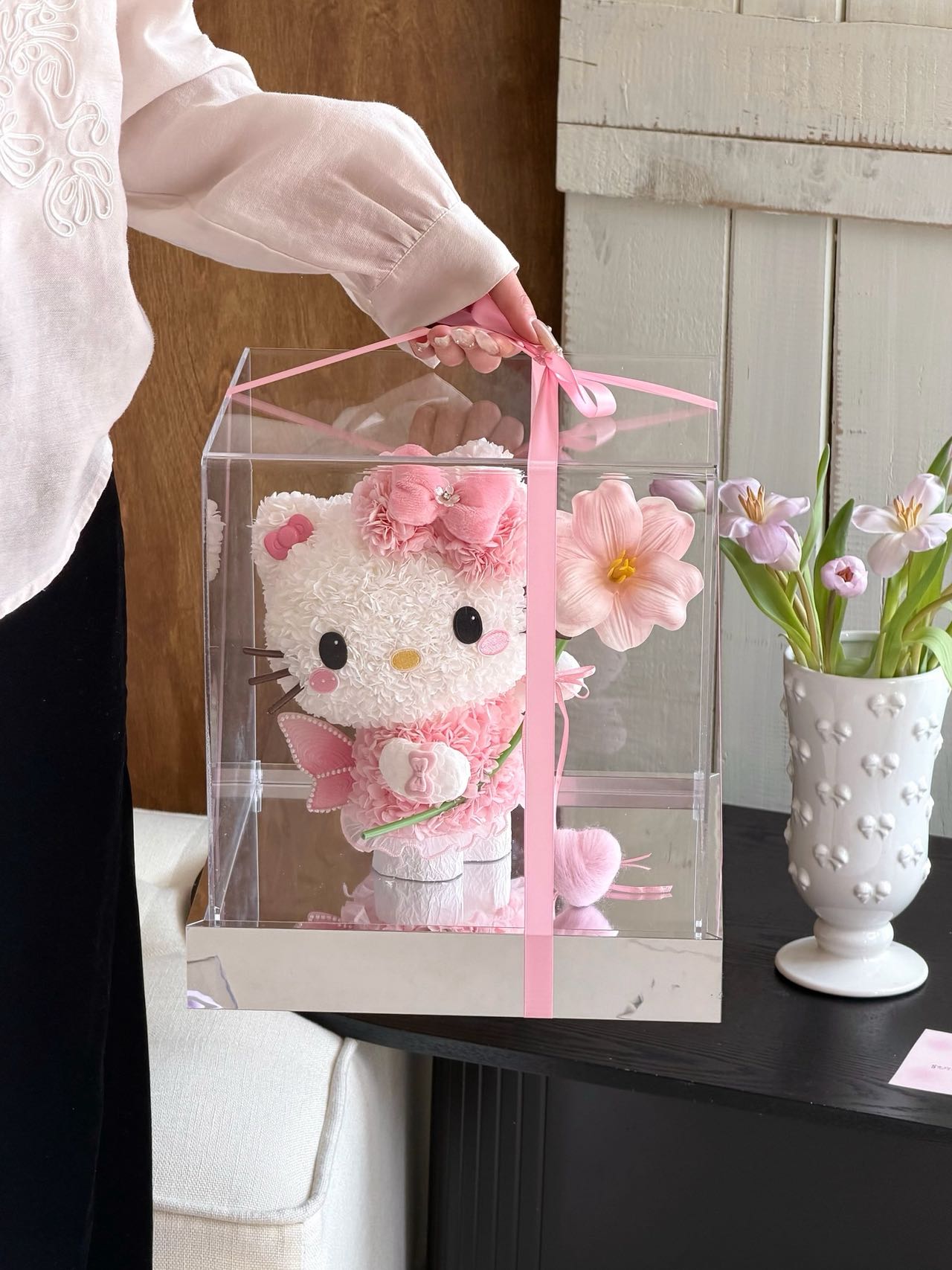 Fairy Kitty Preserved Flowers Box