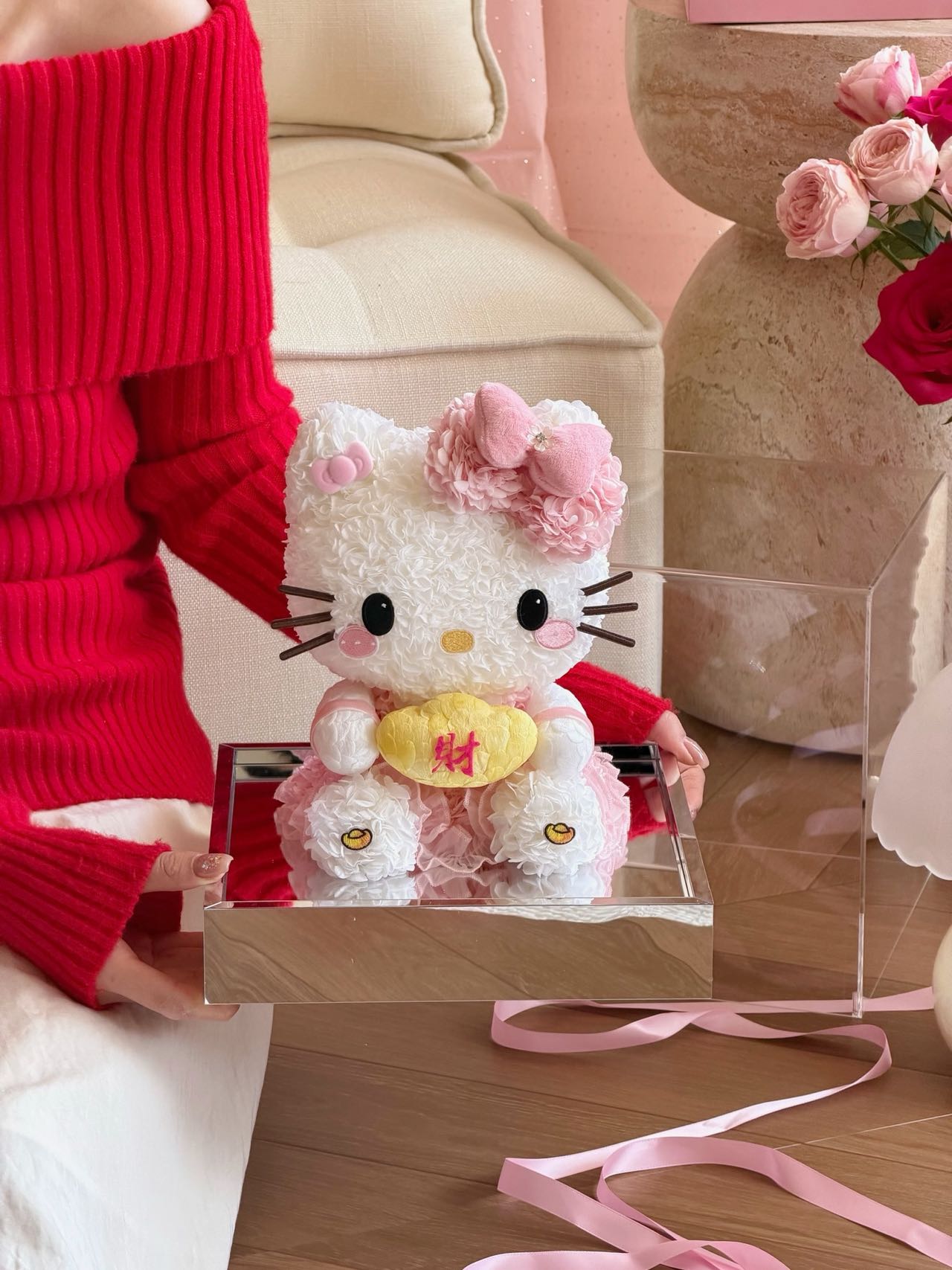 元宝Kitty Preserved Flowers Box 🍀
