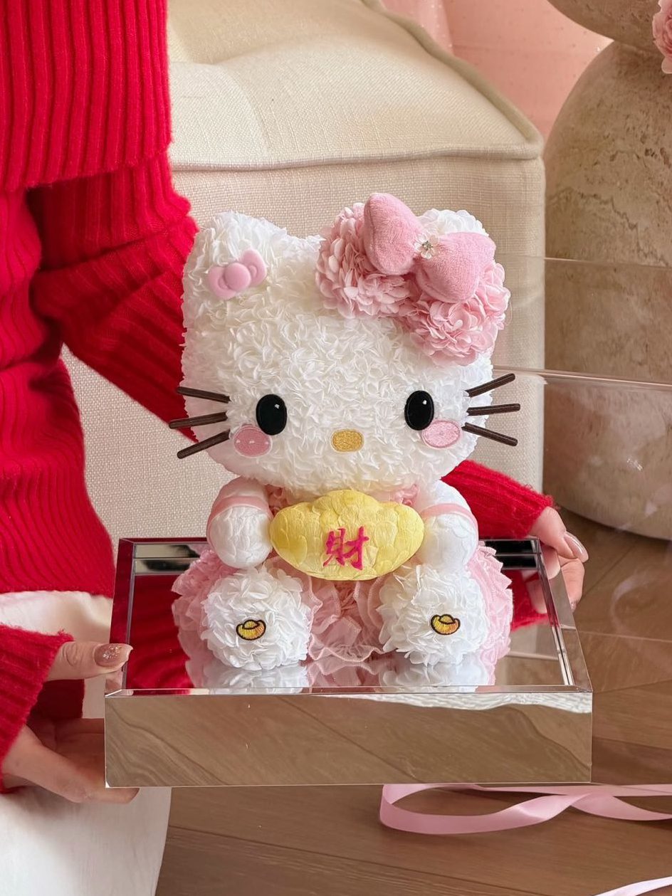 元宝Kitty Preserved Flowers Box 🍀
