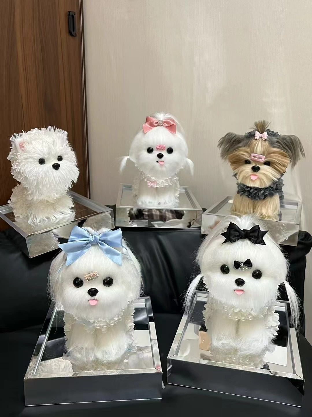 Puppy Love 🐶 Preserved Flowers Gift Box 🩵 SG In stock 🇸🇬
