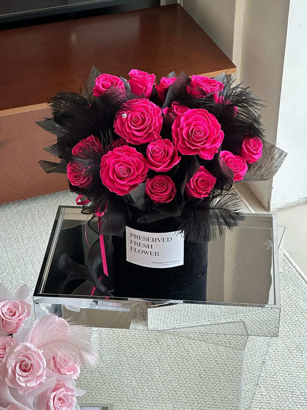 Ecuador Preserved Roses Fur Gift Box 🇸🇬 SG In Stock
