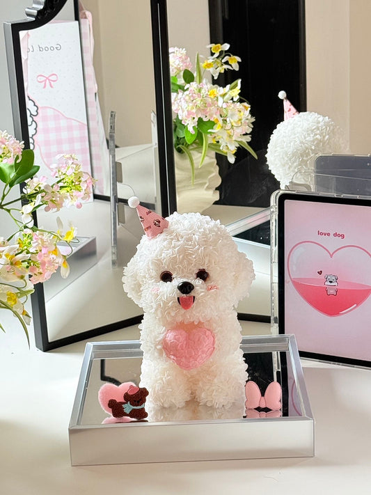 Puppy Love Preserved Flowers Box 💕