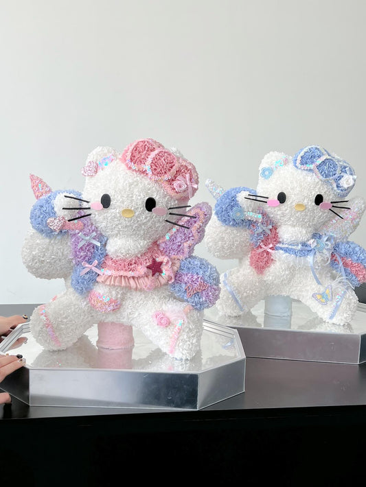 Unicorn Kitty Preserved Flowers Box 🇸🇬 SG In Stock