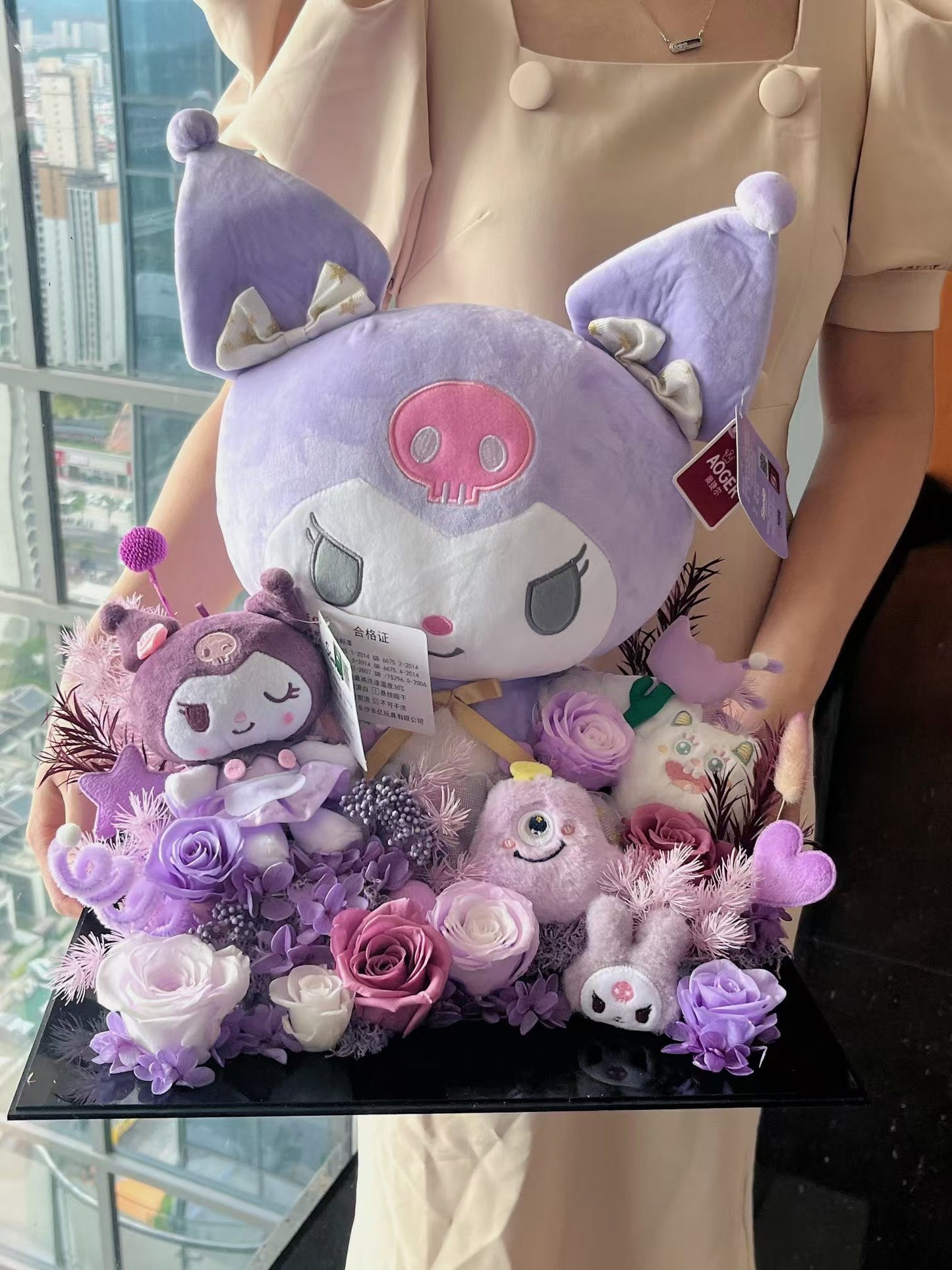 Kuromi Preserved Flowers Garden