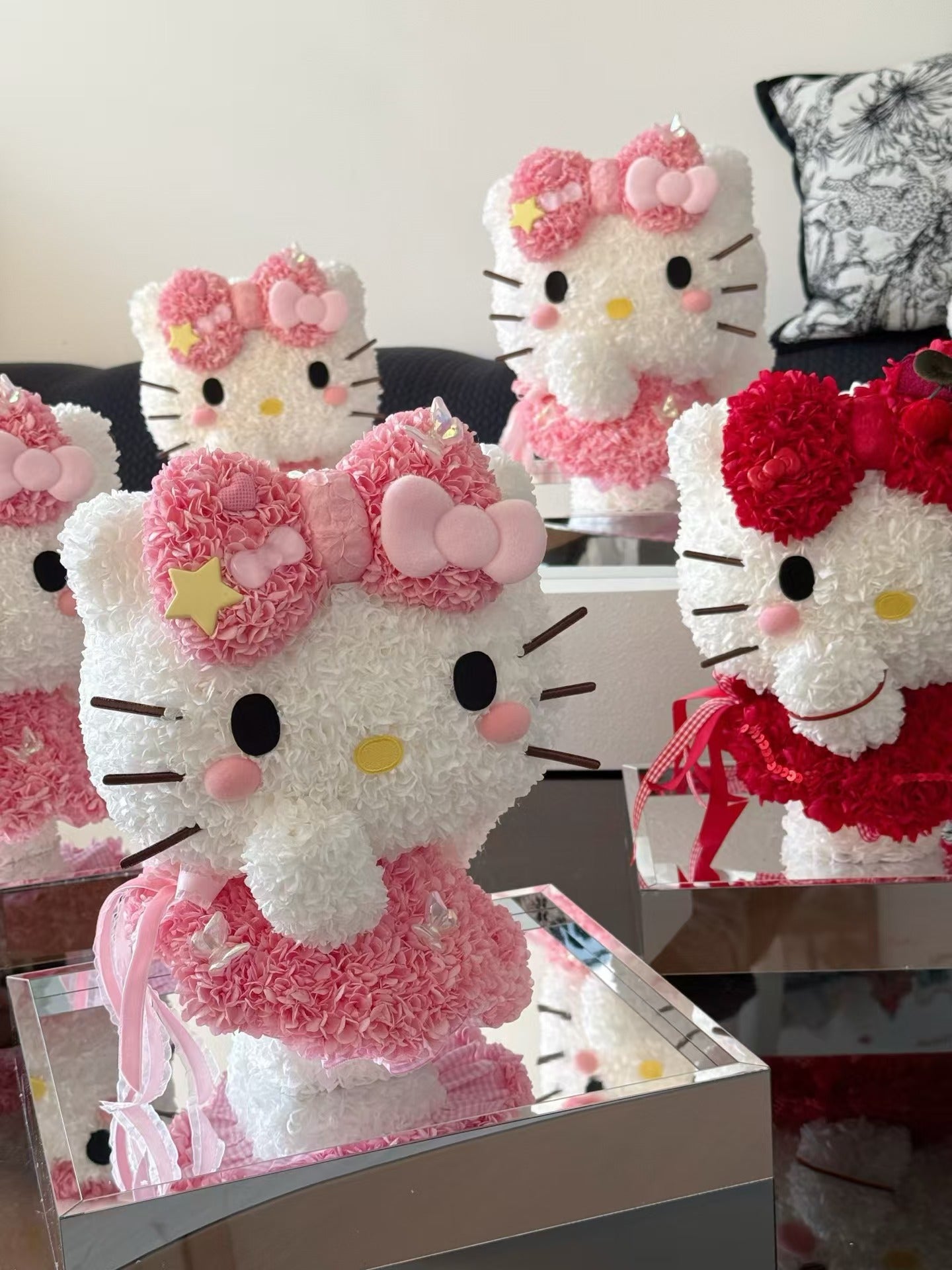 Ballet Kitty 🎀 Preserved Flowers Box 🇸🇬 SG In Stock