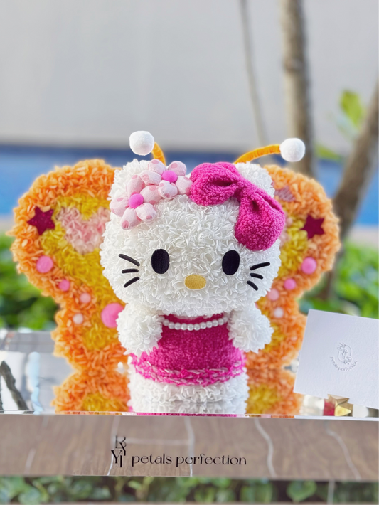 Butterfly 🦋 Kitty Preserved Flowers Box 🧡 SG In Stock 🇸🇬