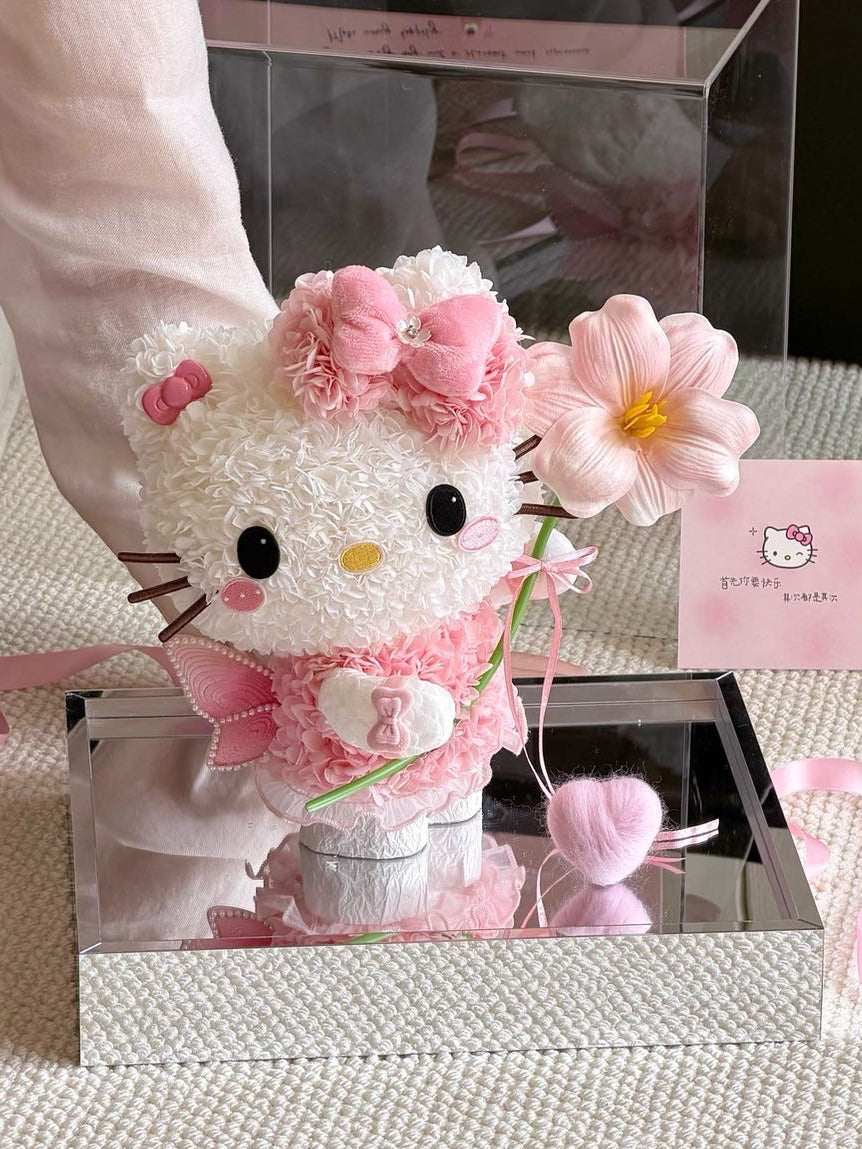 Fairy Kitty Preserved Flowers Box