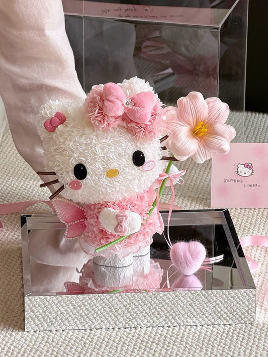 Fairy Kitty Preserved Flowers Box