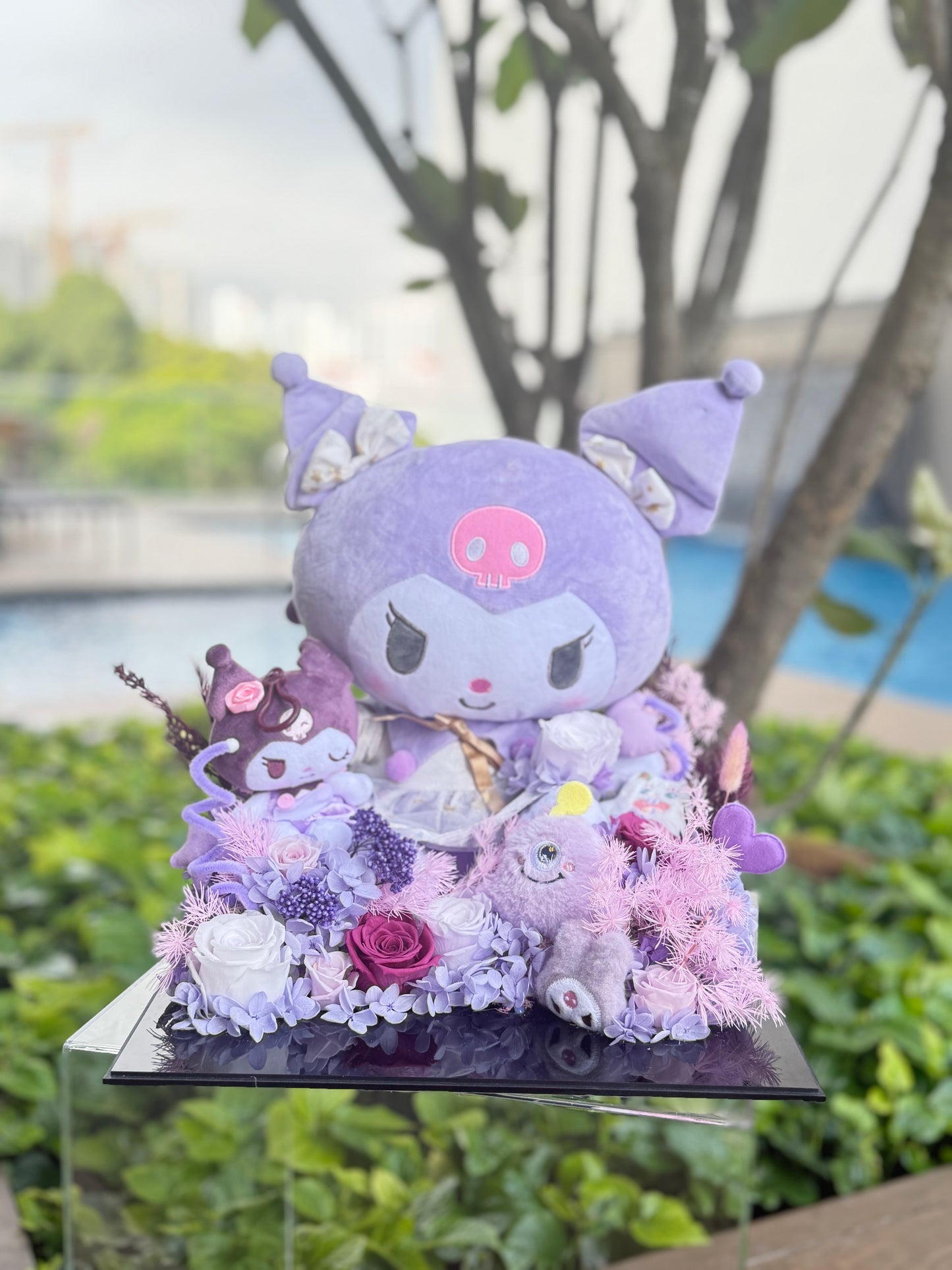 Kuromi Preserved Flowers Garden
