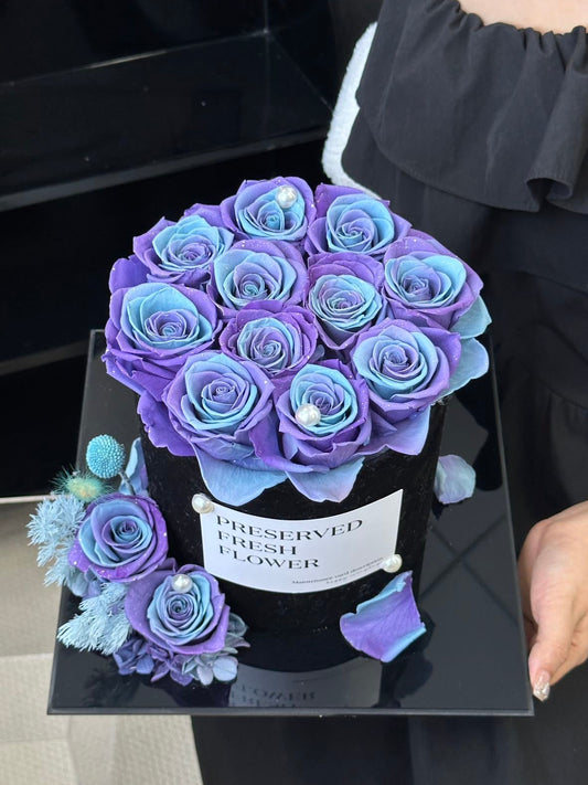 Ecuador Preserved Roses Gift Box 💜
